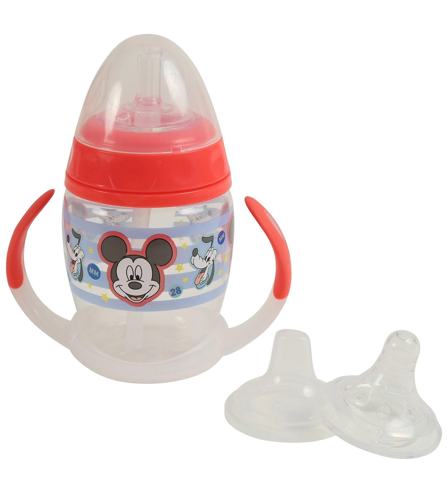 Disney Mickey Mouse 6 Piece Grow with Me Sippy Cup Set - Red - Buy Online on SooperMarket.com