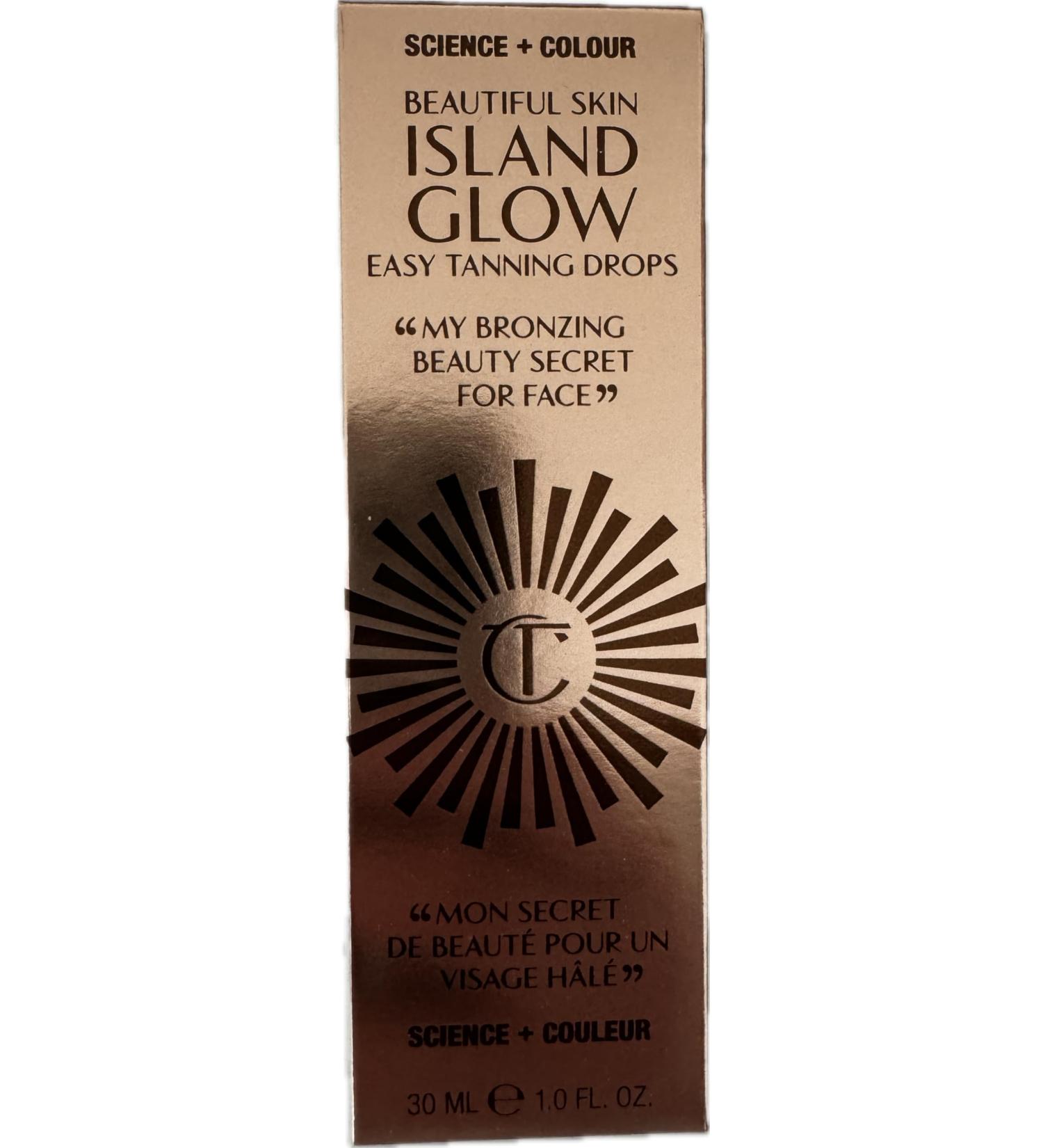 Charlotte Tilbury | Beautiful Skin Island Glow Easy Tanning Drops | Tan - Deep - Buy Online on SooperMarket.com