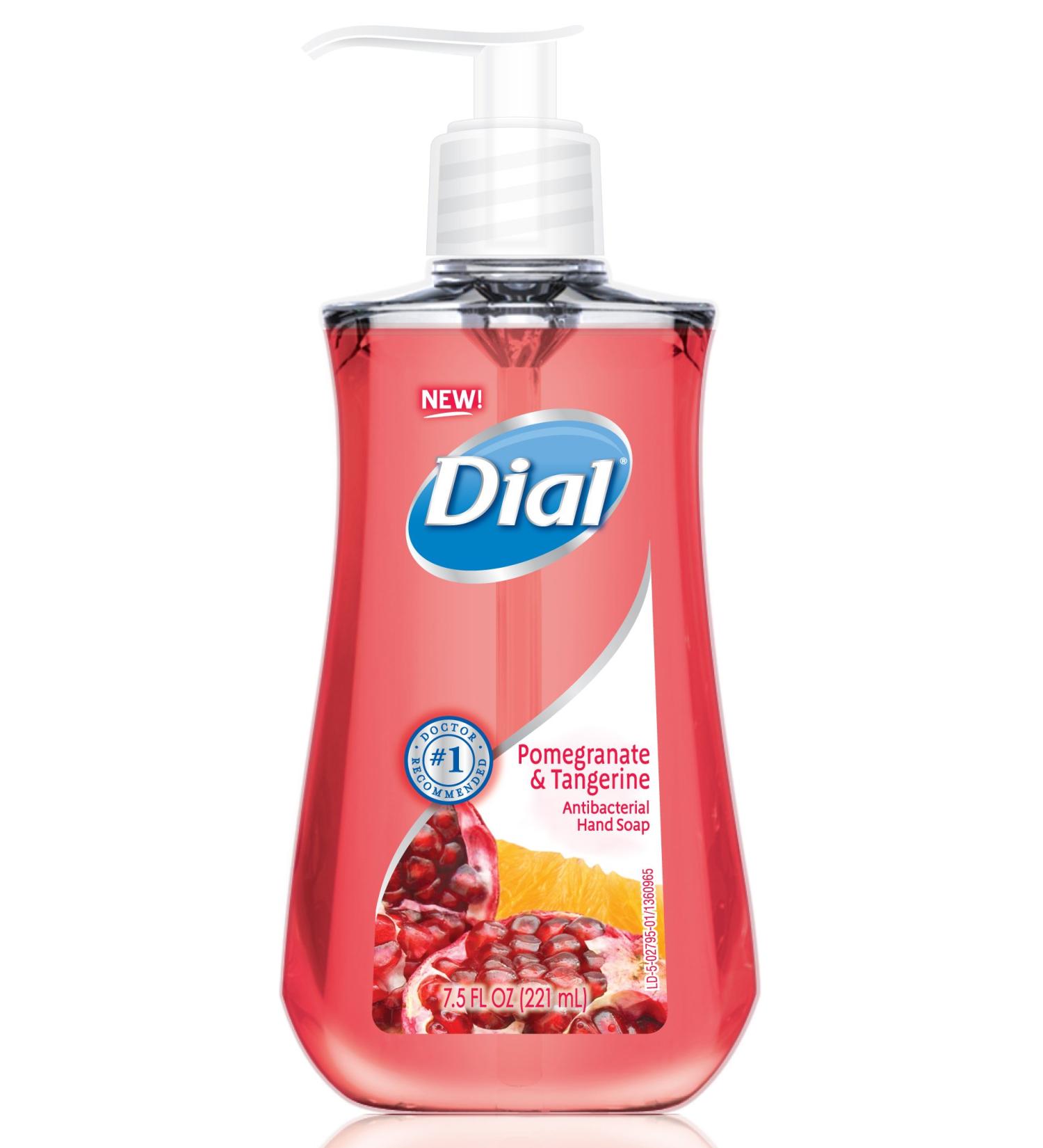 Dial Liquid Hand Soap  Pomegranate and Tangerine  7.5 Fl. Oz (Pack of 1)