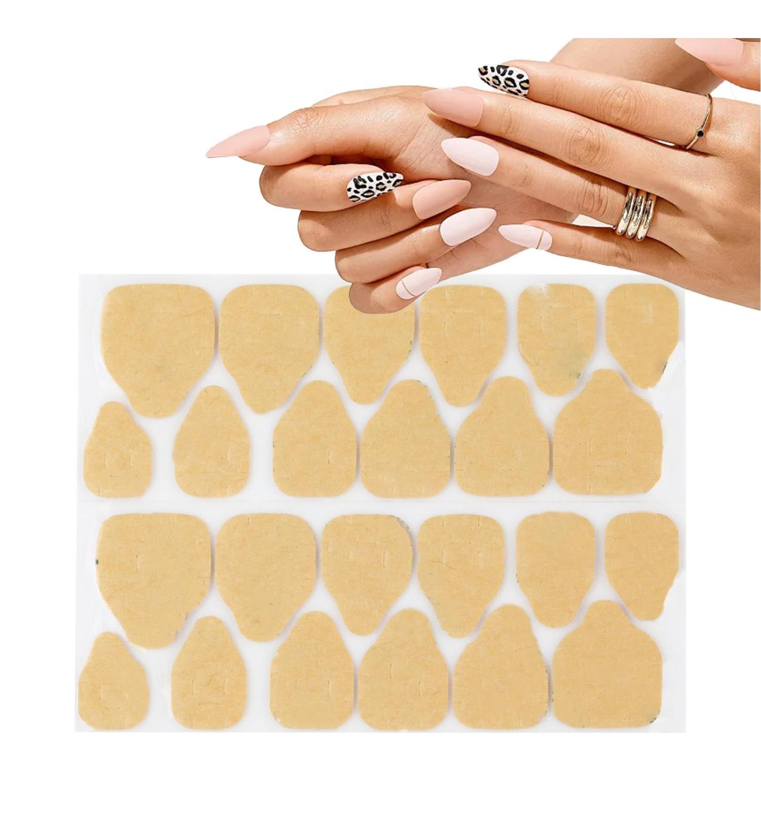 Nail Adhesive for Press on Nails | (1 Sheet) Nail Adhesive Jelly Sticky Tabs - Press on Nail Stickers Long Lasting Double Sided Nail Glue for Nail Tip Press on Nails - Buy Online on SooperMarket.com