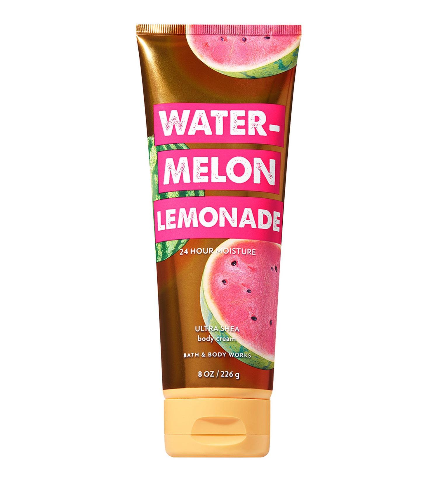 Bath and Body Works Watermelon Lemonade Ultra Shea Body Cream (24 Hour Moisture) 8 Ounce