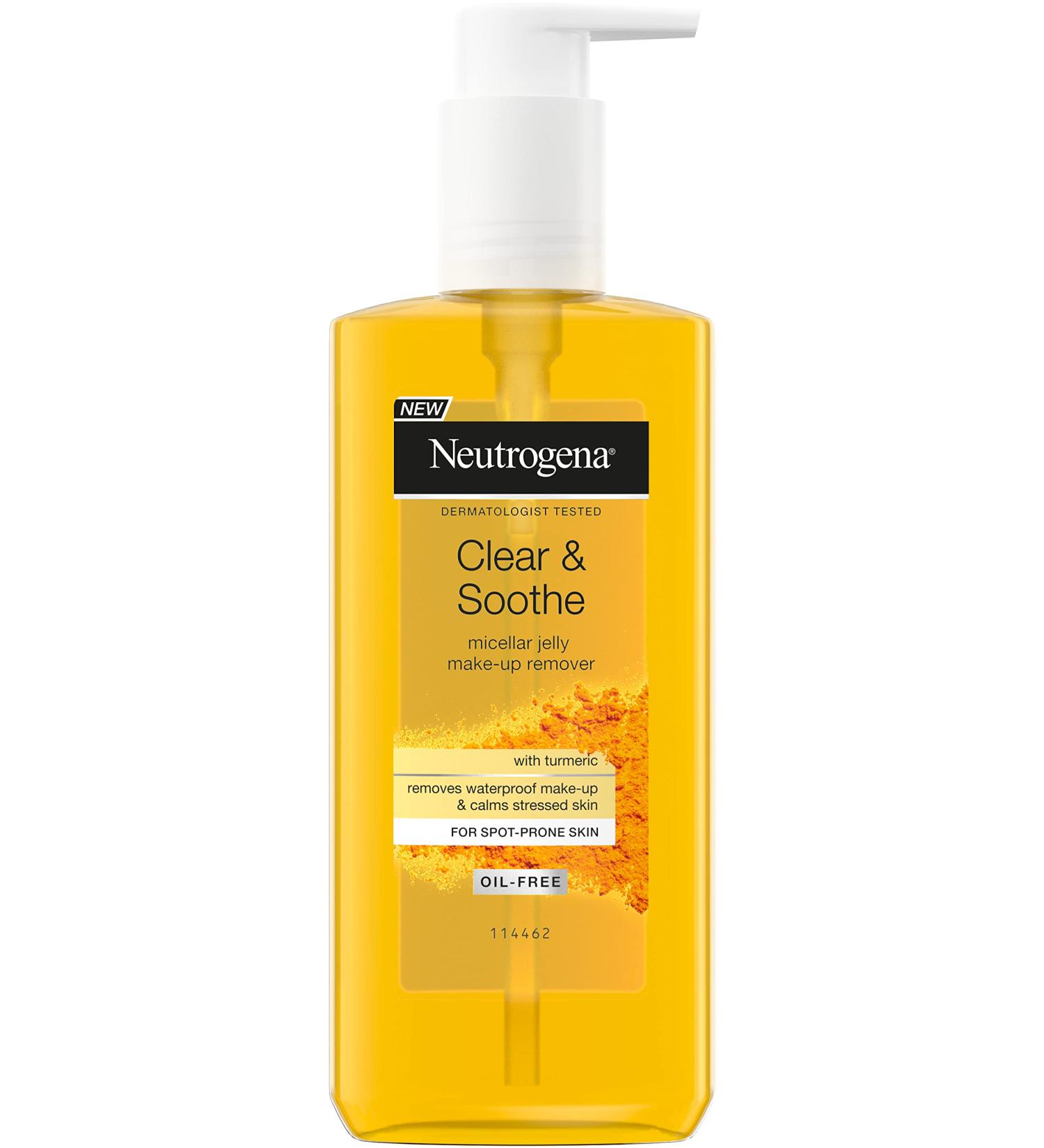 Neutrogena Clear & Soothe Micellar Jelly Makeup Remover 200ml - Gentle Makeup Remover - Buy Online on SooperMarket.com