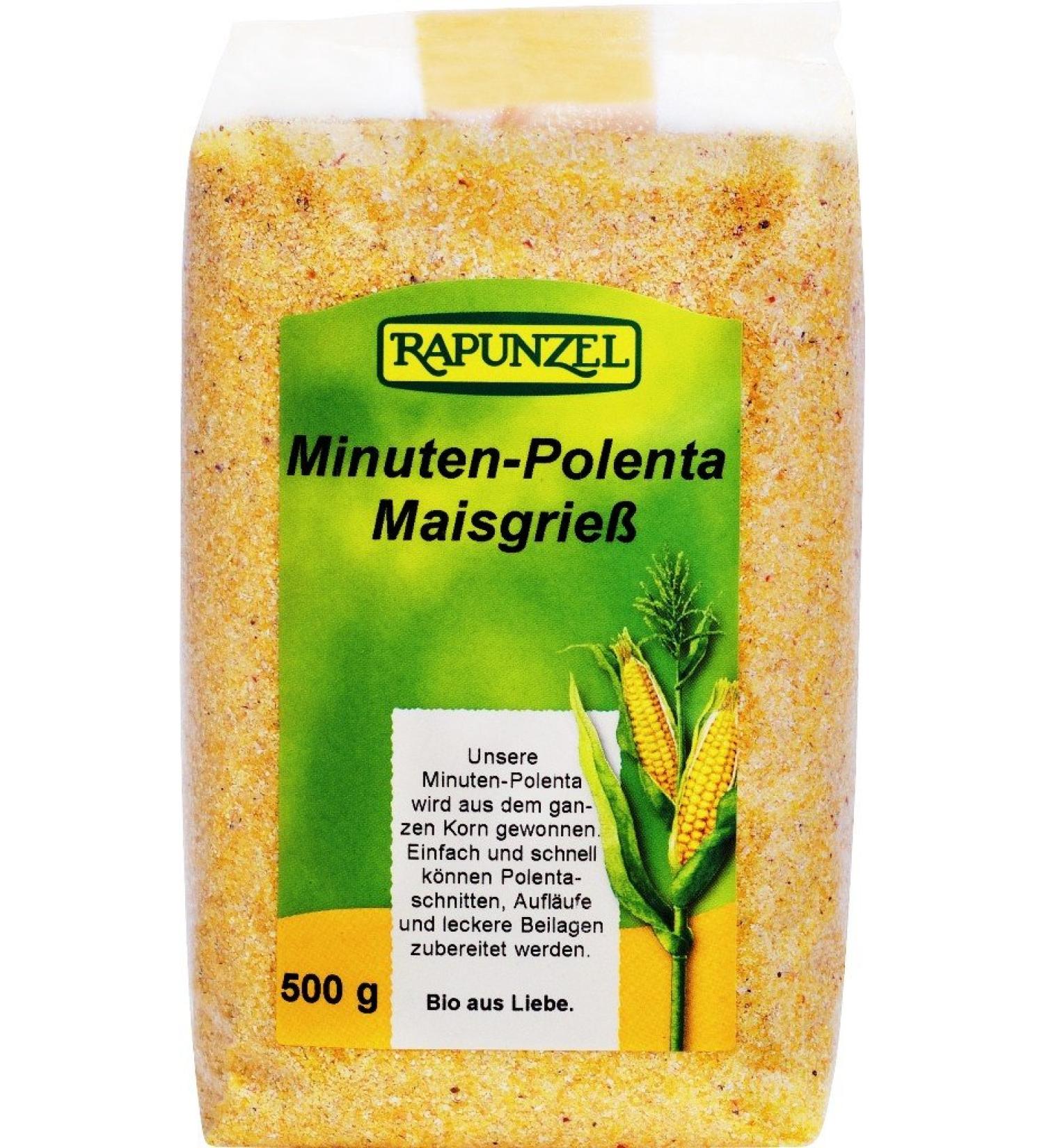 Rapunzel Minute Polenta Corn Semolina demeter 500 g 500 g (1 pack)