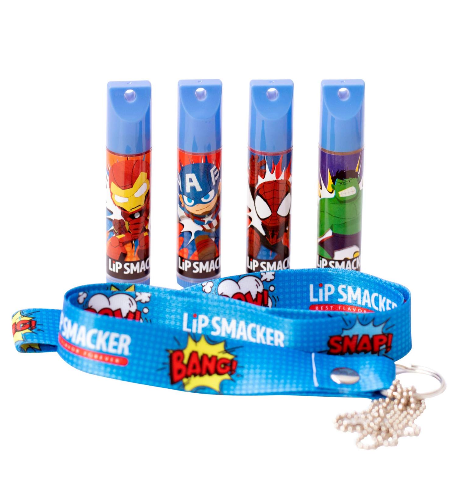 Lip Smacker Marvel Flavored Lip Balm Set with Lanyard - Buy Online on SooperMarket.com