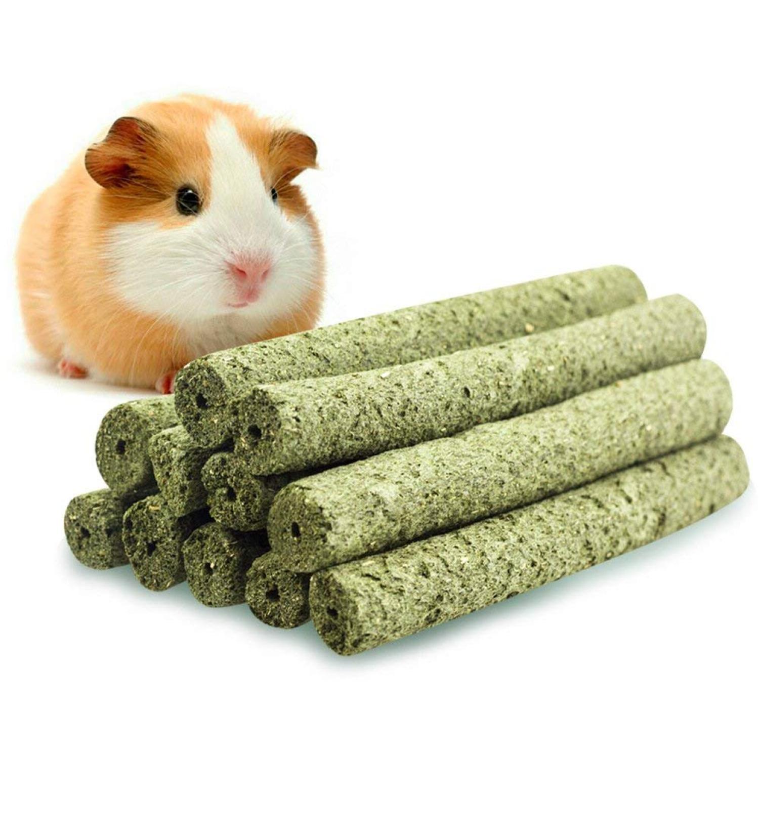 ULIGOTA Timothy Hay Sticks: Handmade Natural Chews for Rabbits, Guinea Pigs, and Small Pets - Buy Online on SooperMarket.com