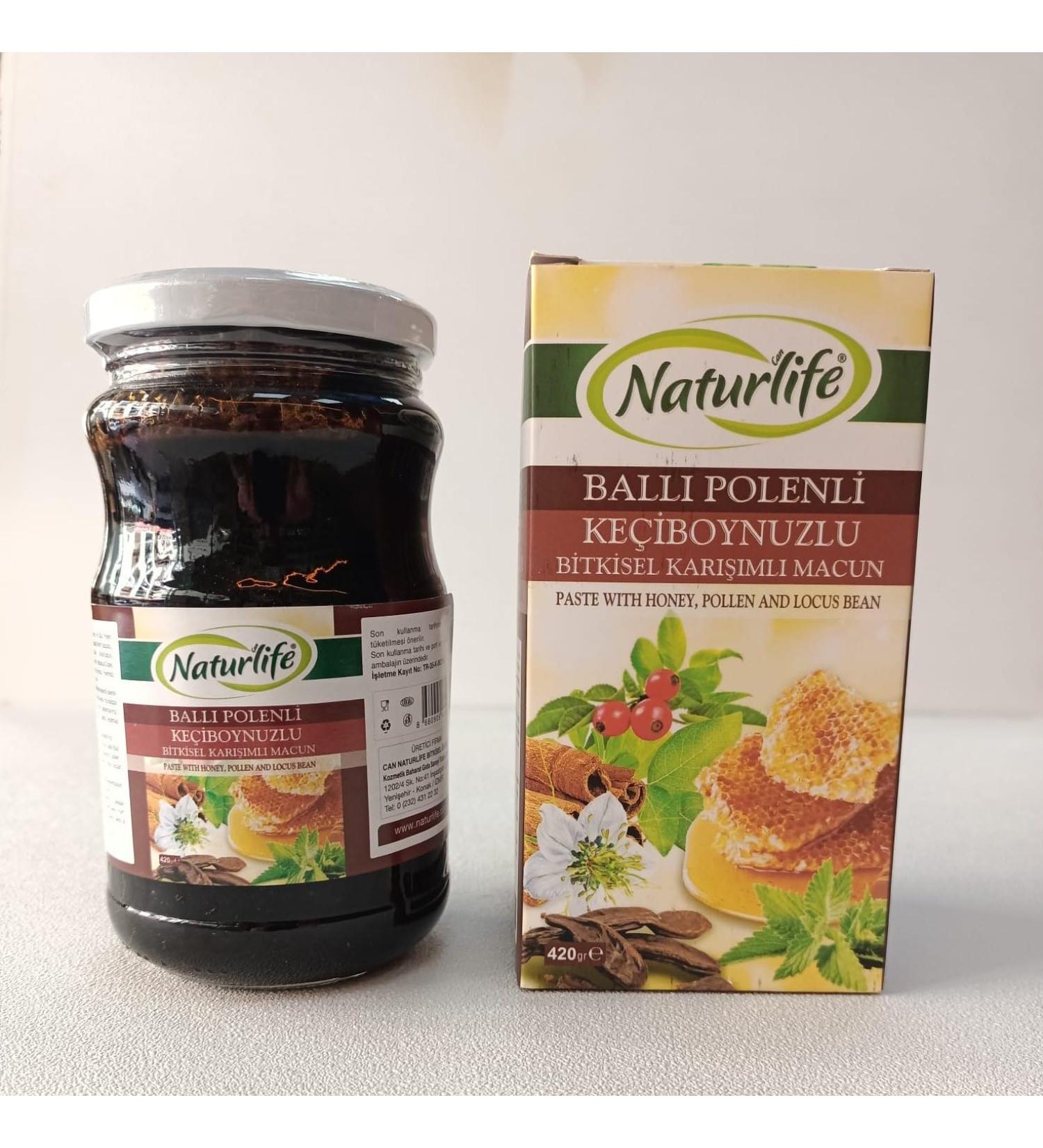 Paste with Honey Pollen and Locus Bean 420 gr  - Buy Online on SooperMarket.com