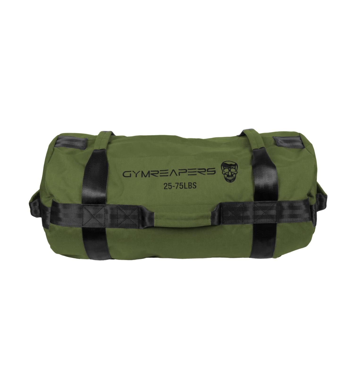 Gymreapers Strength Training Sandbags - Heavy Duty Workout Equipment for Home & Cross Training | Military Conditioning Exercises - OD Green (50-125 lbs) - Buy Online on SooperMarket.com