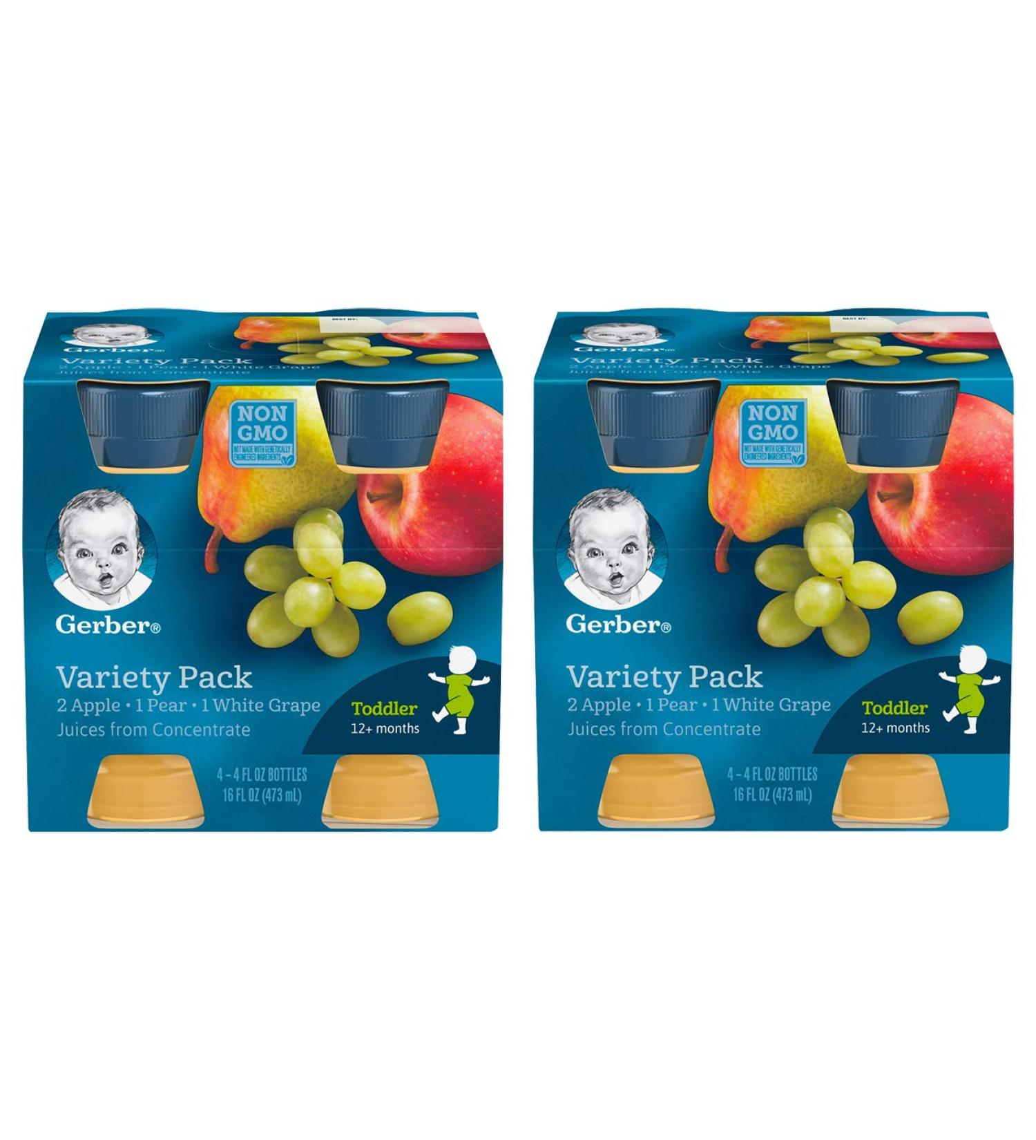 Gerber Juice Fruit Variety - Pack of 2 | High-Quality Baby Juice Options - Buy Online on SooperMarket.com