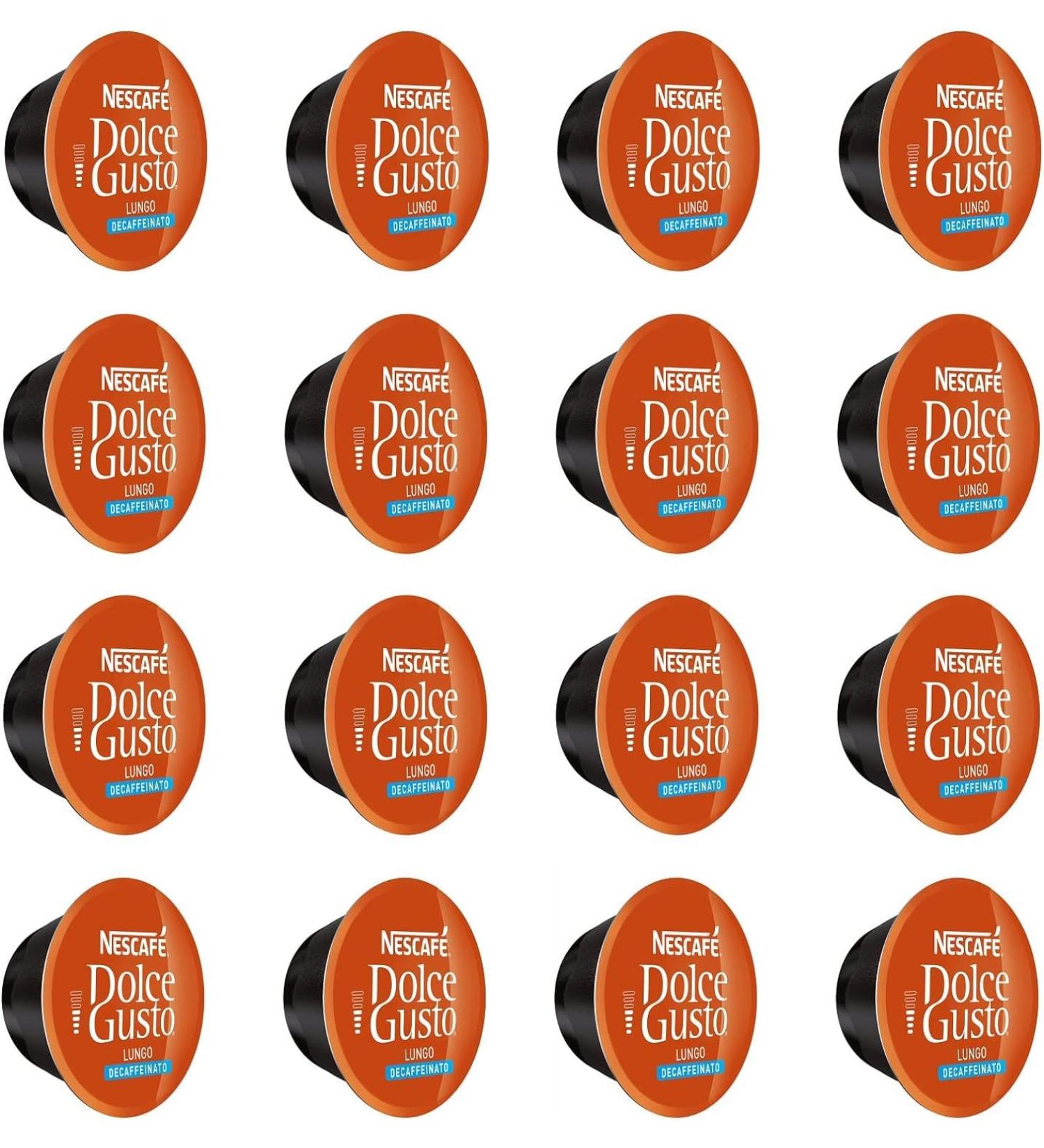 Dolce Gusto Lungo Decaff Coffee Pods 100 Capsules 100 Drinks Sold Loose - Buy Online on SooperMarket.com