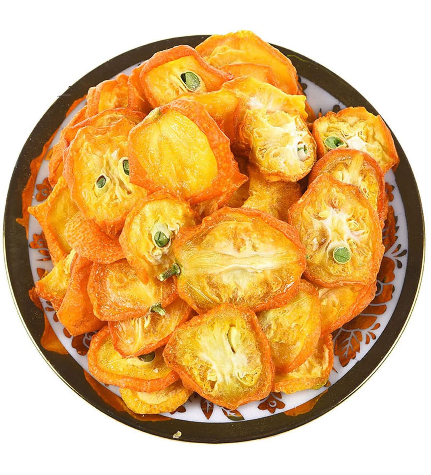 Dried kumquats Kumquat slices Kumquat Tea dried oranges can be eaten dry can make tea 3.53oz 100g  - Buy Online on SooperMarket.com