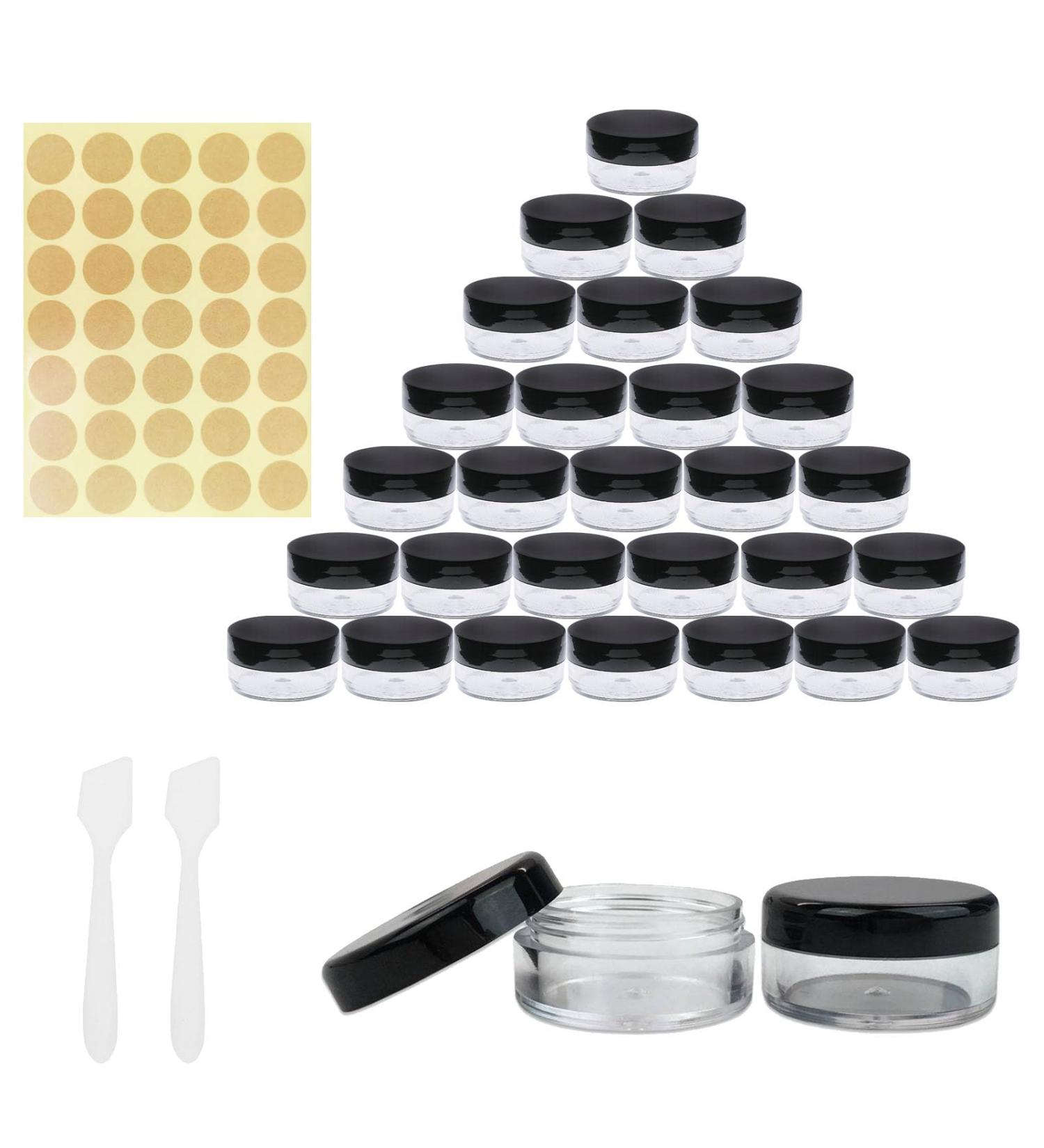 Cosmetic Container 5ml Sample Containers 30 Pieces Empty Plastic Cosmetic Jars Sample Containers Pots Empty Sample Pots Travel Sample Jar Pots Empty Containers Sample Jar Pots Travel Cosmetic Jar Pots - Buy Online on SooperMarket.com