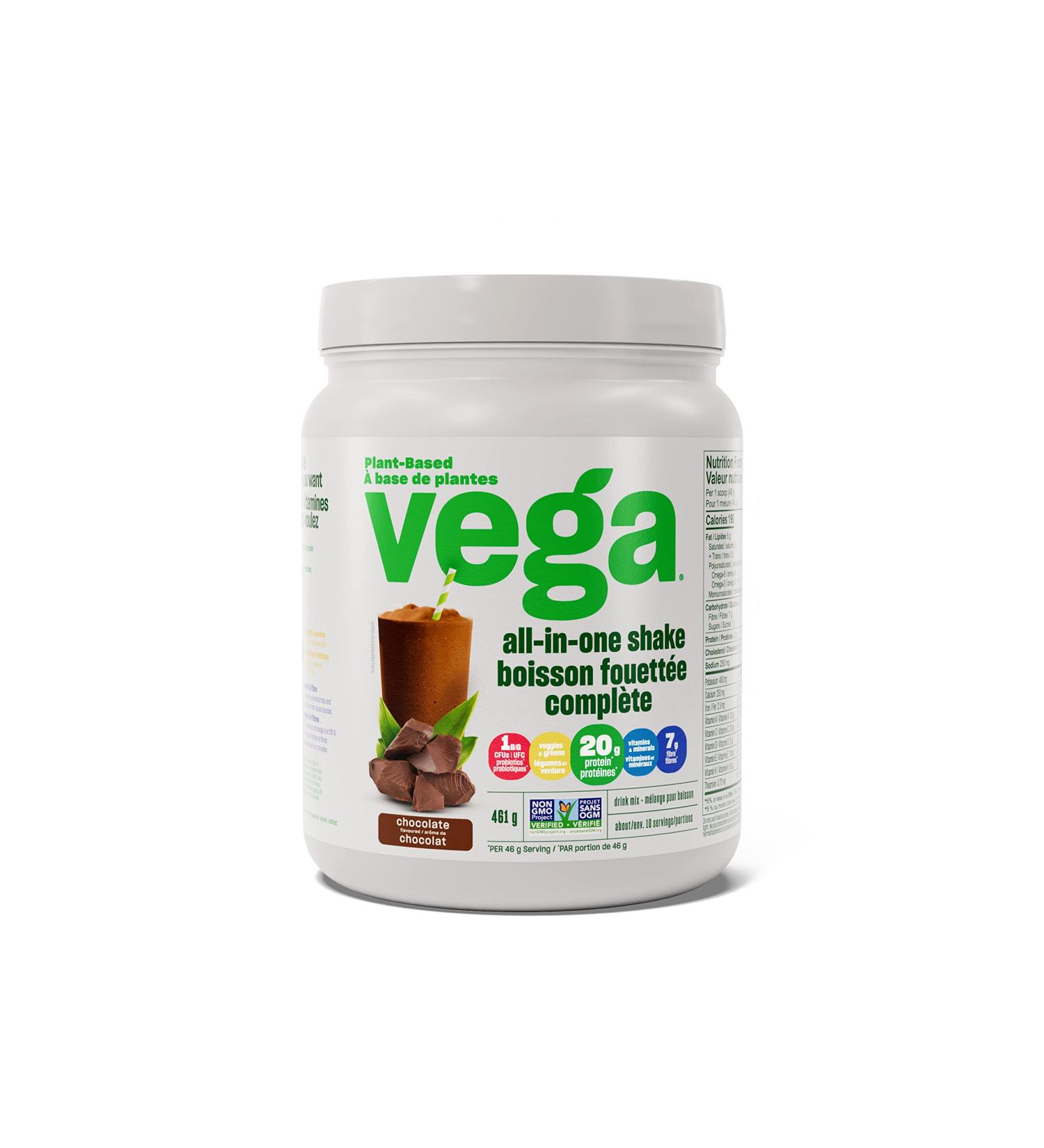 Vega All-in-One Vegan Protein Powder Chocolate (10 Servings) Superfood Ingredients Vitamins For Immunity Support Keto Friendly Pea Protein For Women & Men 460g (Packaging May Vary) Chocolate 10 Servings (Pack of 1) - Buy Online on SooperMarket.com