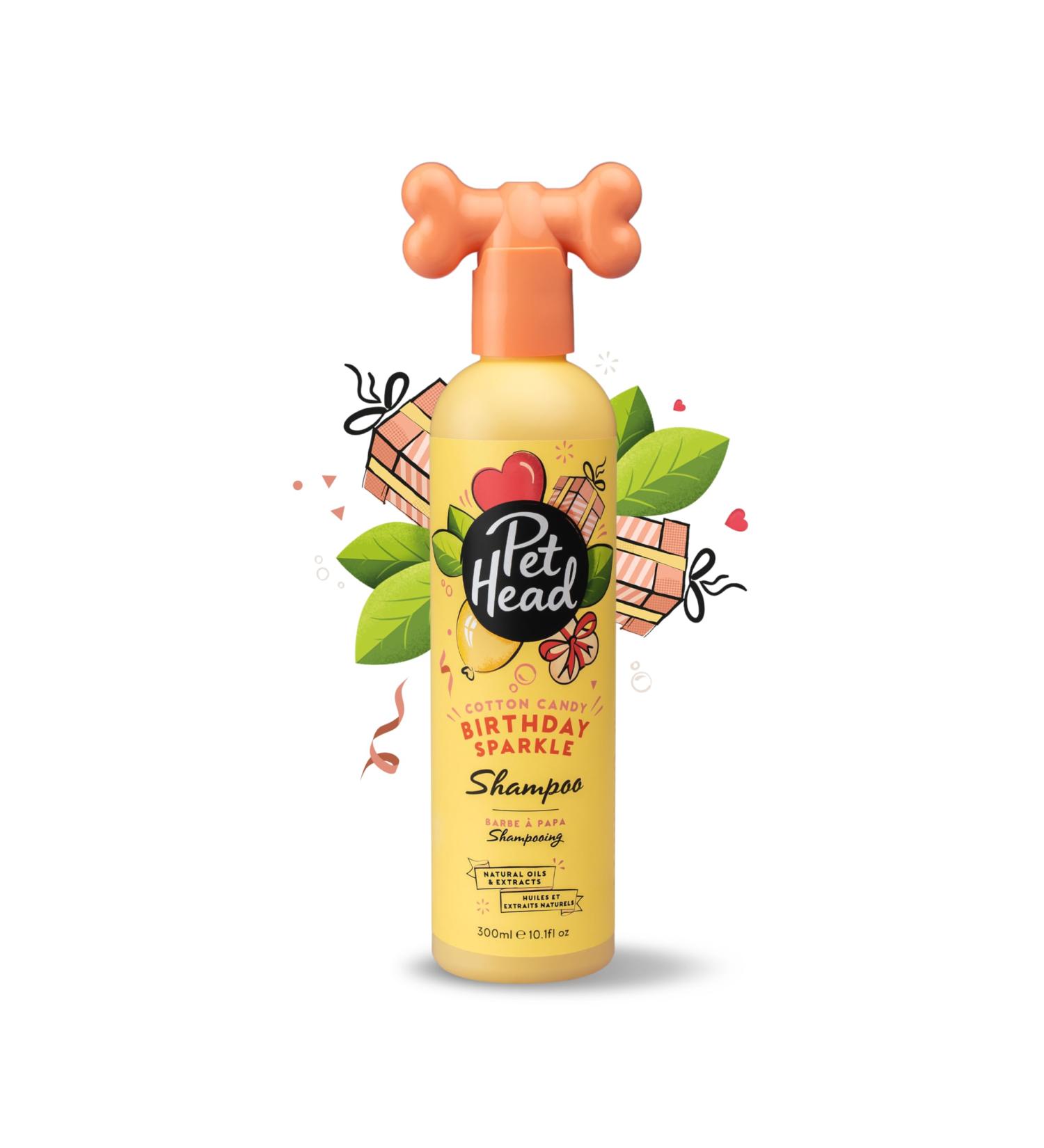 Pet Head Dog Shampoo 300ml - Birthday Sparkle Vegan & Hypoallergenic for Sensitive Skin Perfect Gift for Dogs & Puppies - Buy Online on SooperMarket.com
