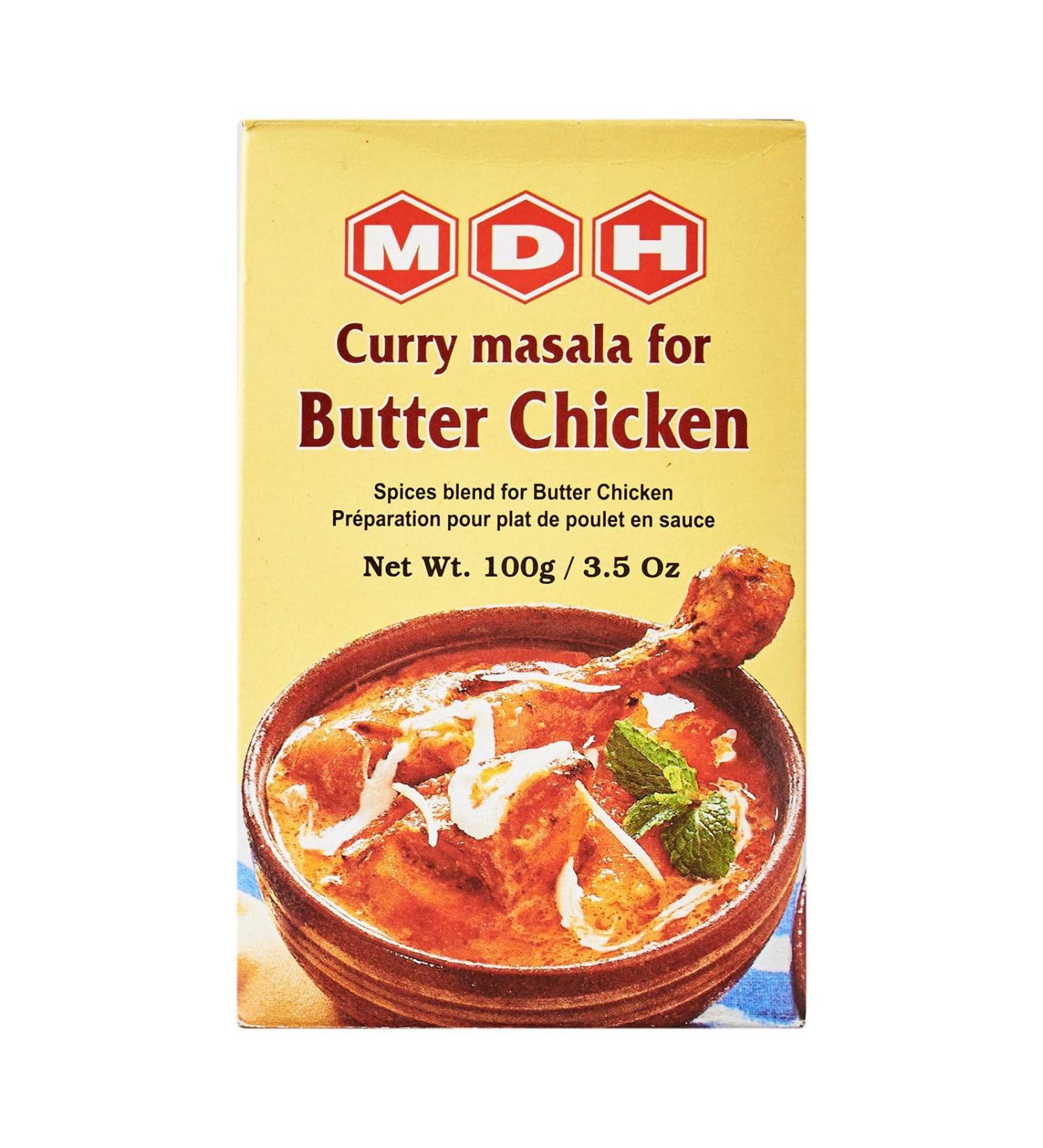 Mdh Curry Masala for Butter Chicken 3.5 Oz - Authentic Indian Spice Blend - Buy Online on SooperMarket.com