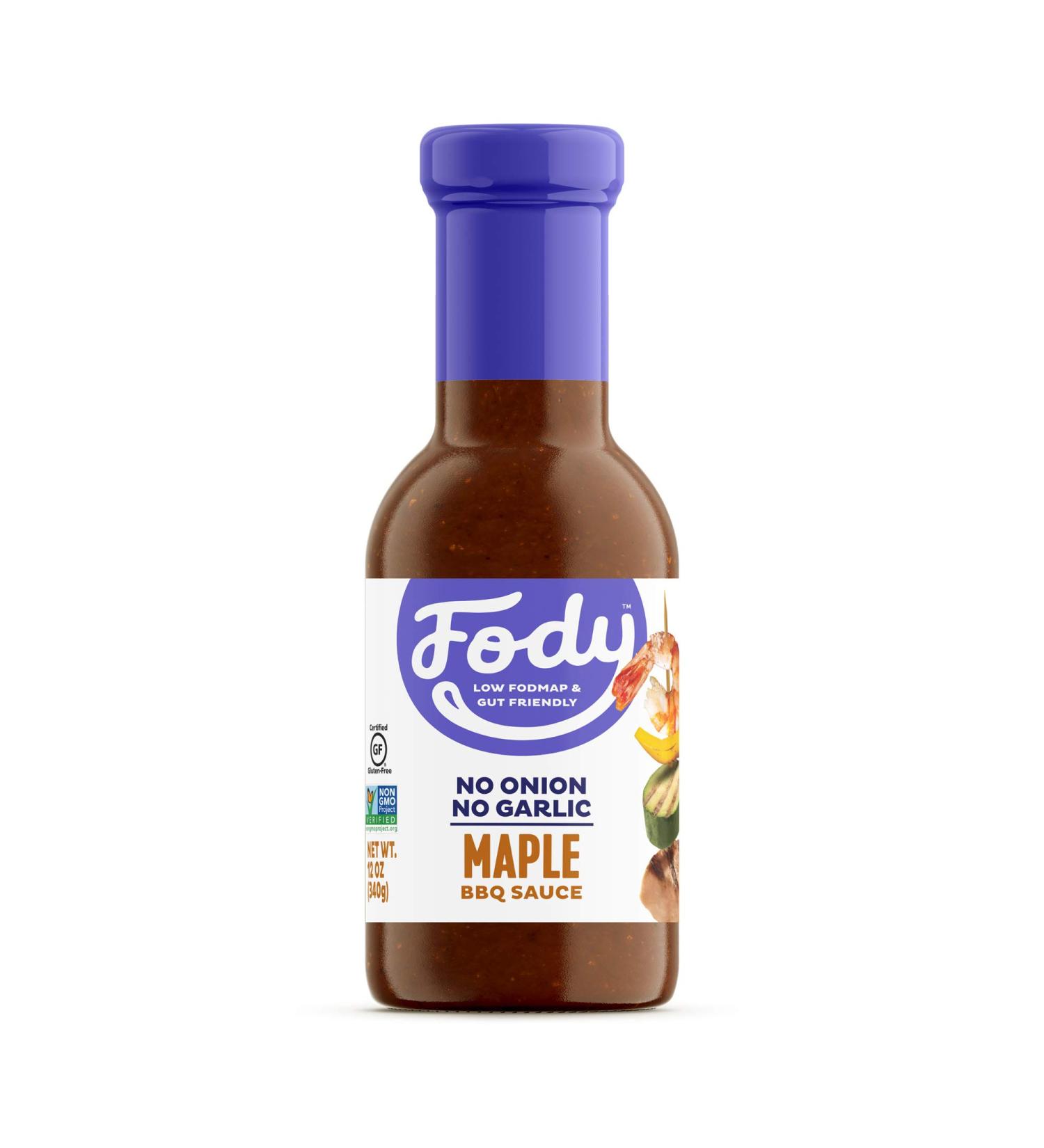 Fody Foods Maple BBQ Sauce | Low FODMAP Certified | Gut Friendly | IBS Friendly Kitchen Staple | Gluten & Lactose Free | Non-GMO - Buy Online on SooperMarket.com