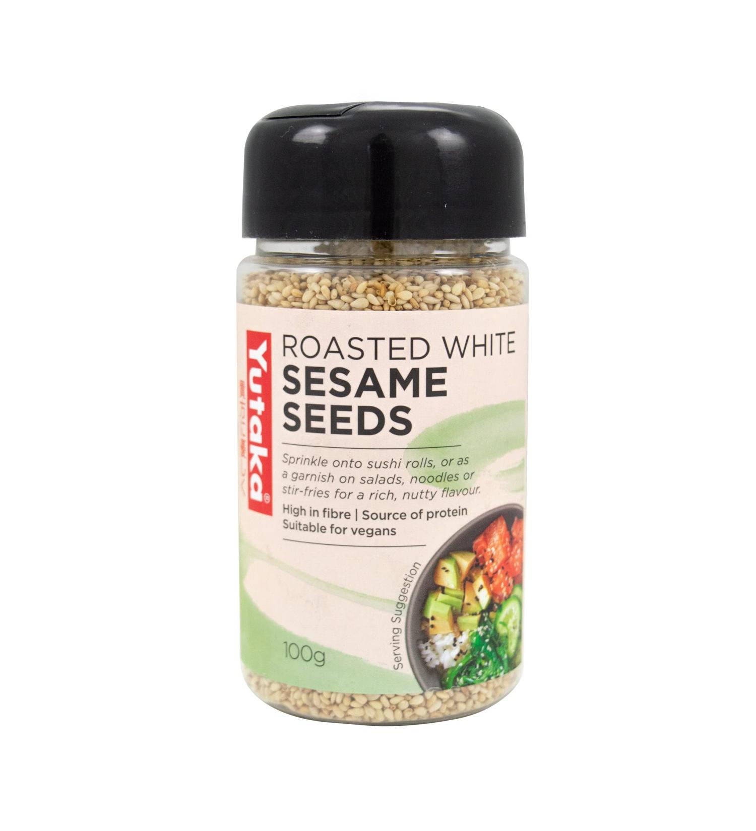 Yutaka Roasted White Sesame Seeds 100g - Pack of 1 - Buy Online on SooperMarket.com