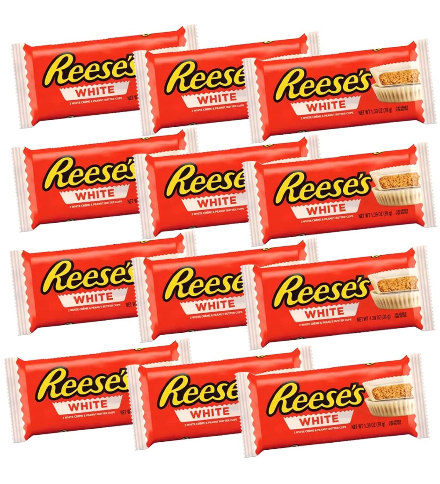 Reese's White Peanut Butter Cups | Full Box 24 x 39g
