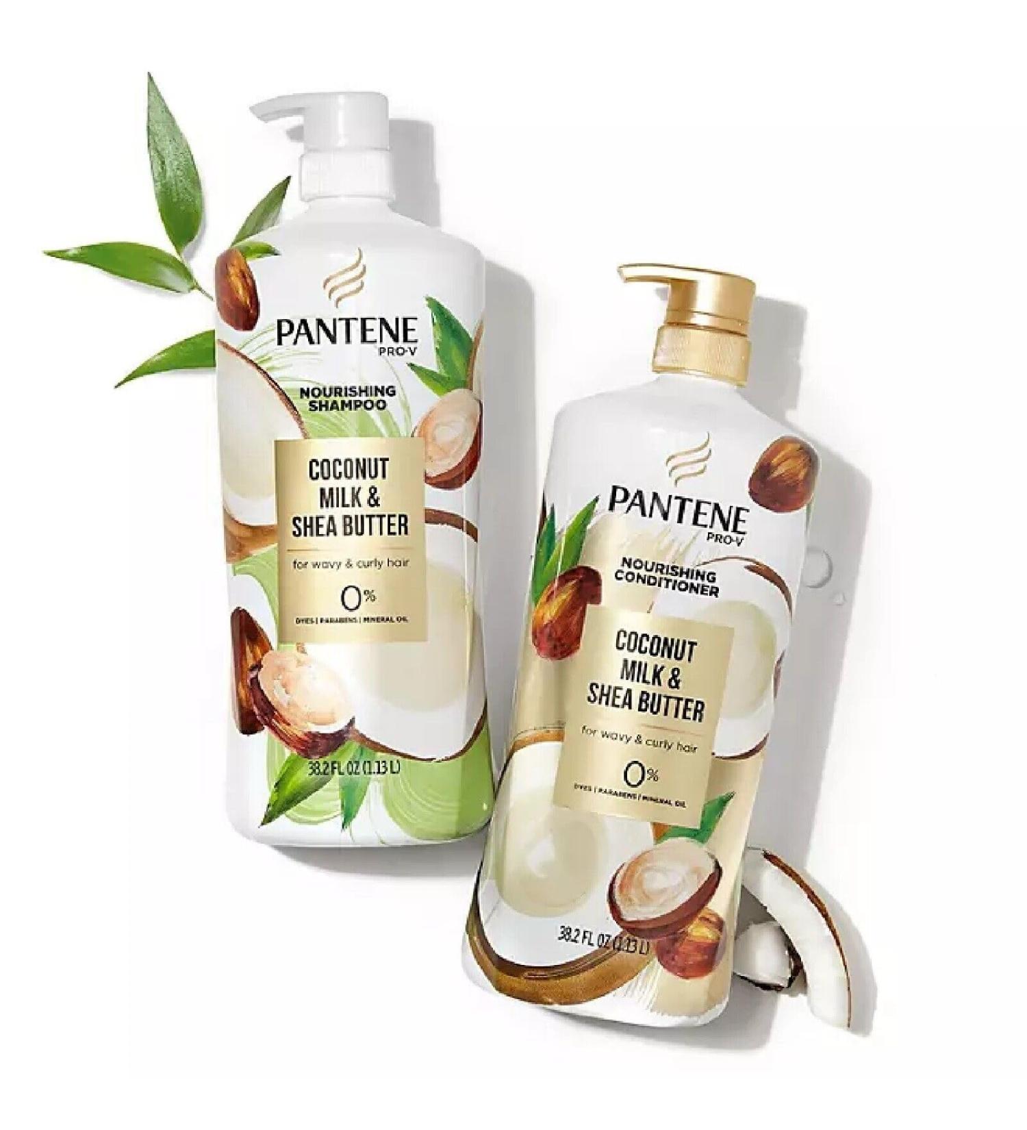 Buy Pantene Pro-V Nourishing Shampoo & Conditioner with Coconut Milk & Shea Butter - 38.2 fl. oz. | Worldwide Shipping Available - Buy Online on SooperMarket.com
