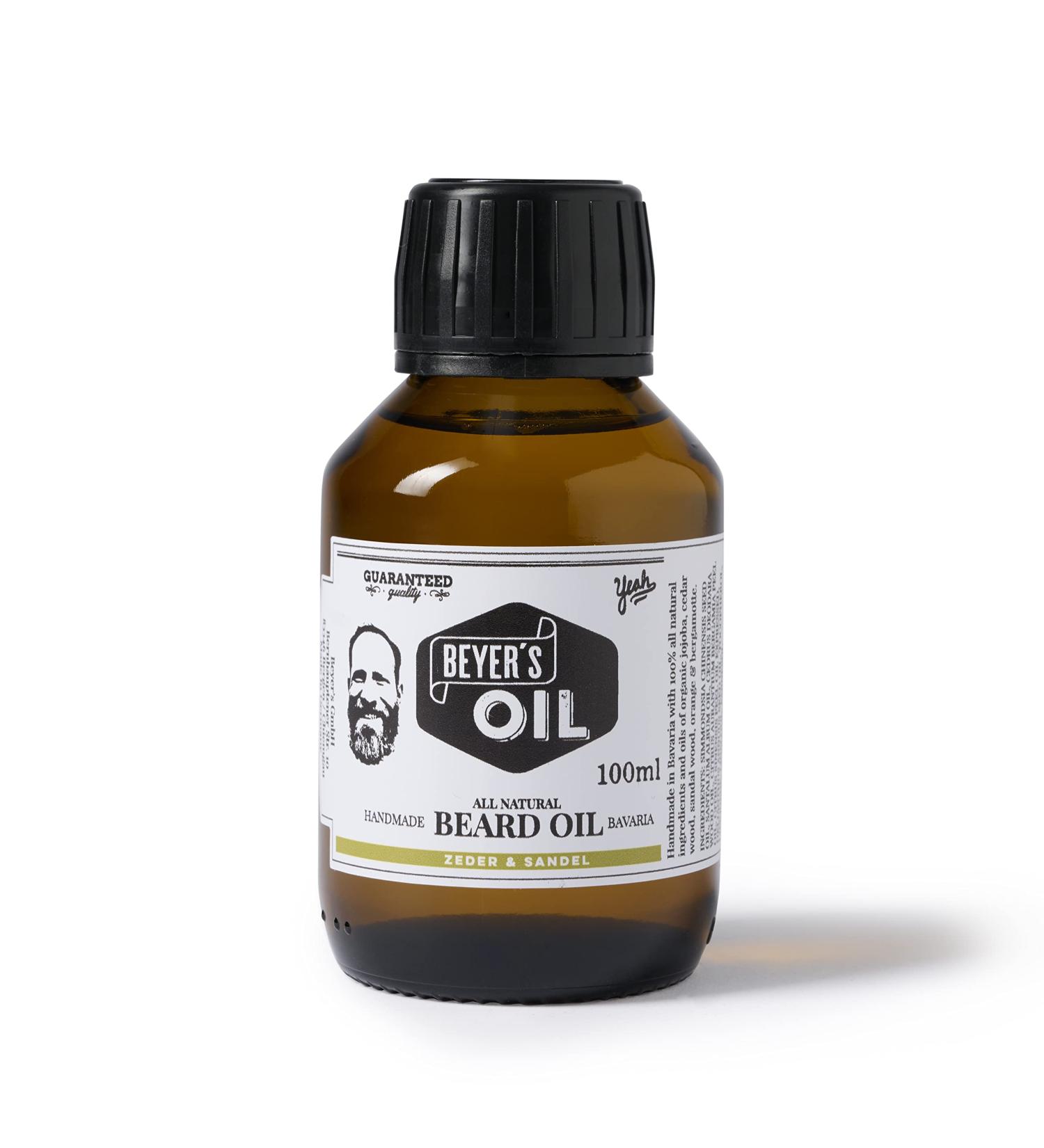 Beyer's Oil Beard Oil Cedar & Sandal XXL 100ml | 100% Natural Beard Care for Soft & Smooth Beards - Buy Online on SooperMarket.com