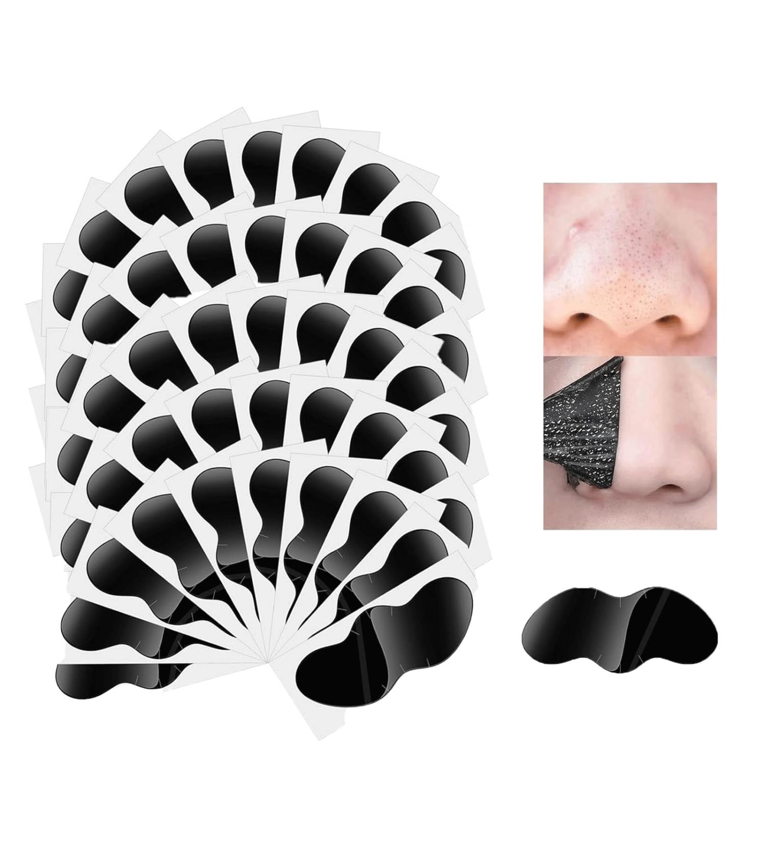 Shefve Blackhead Nasal Strips - 50PC Activated Carbon Pore Cleaner for Men & Women | Effective Blackhead Remover - Buy Online on SooperMarket.com