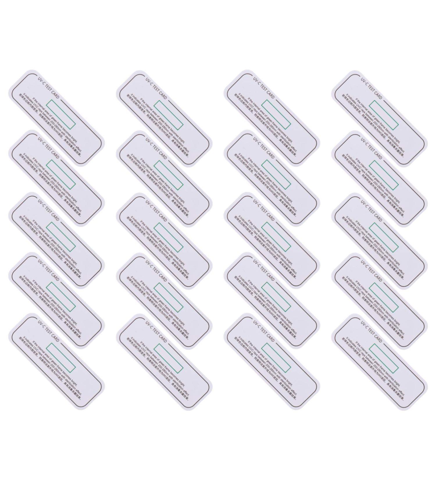 TEHAUX UV Discoloration Detection Cards - 20Pcs | Test Strips for UVA UVB Devices & Phone Cleaner | Multifunction Testing Supplies | UV Test Papers - Buy Online on SooperMarket.com
