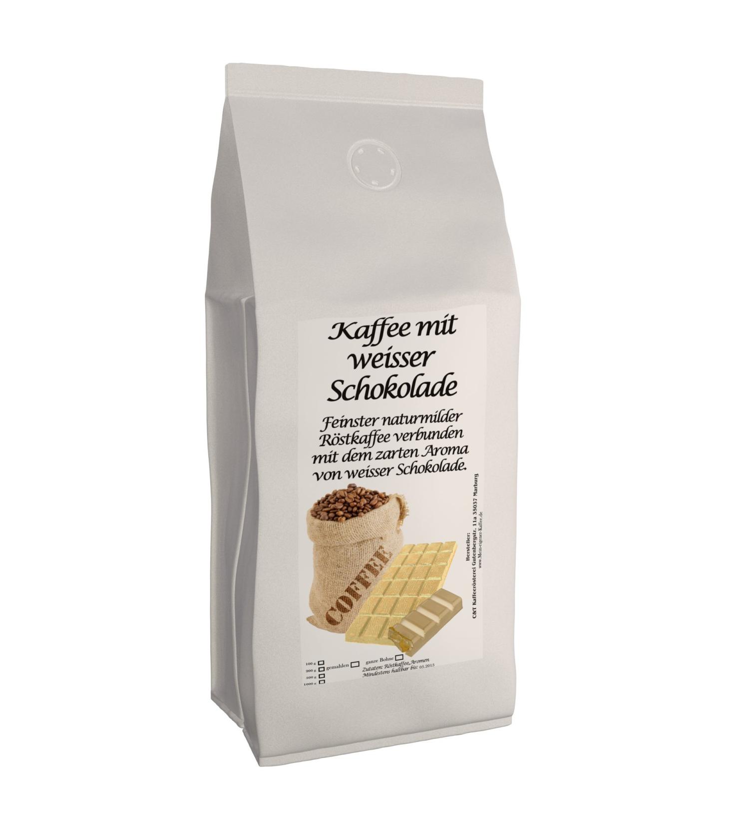 C&T Aroma Coffee - White Chocolate Flavored Ground Coffee 500g | Premium International Roastery - Buy Online on SooperMarket.com