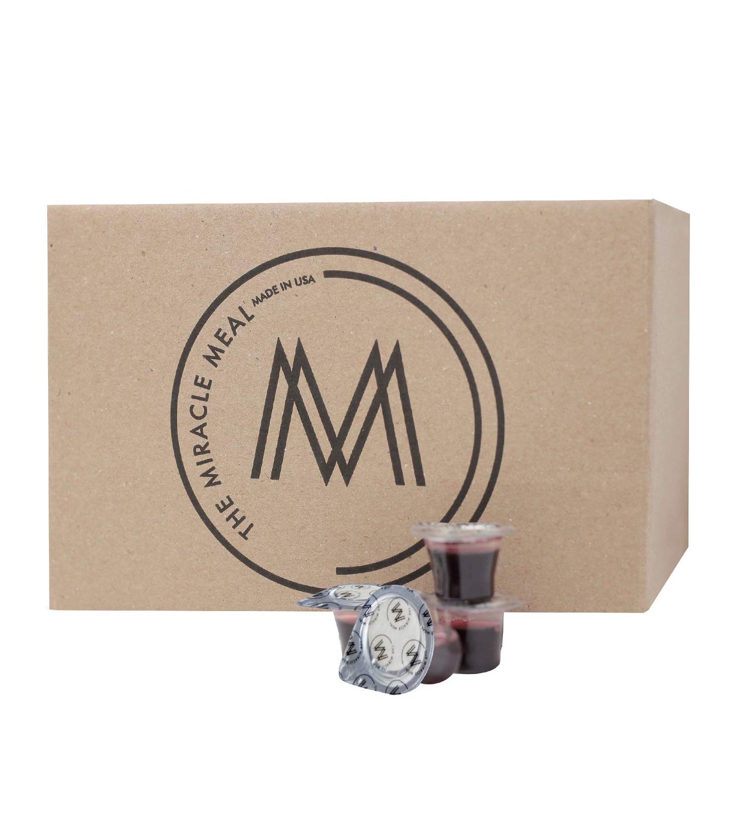 Miracle Meal Pre-filled Communion Cups & Wafer Set - Box of 250 with Concord Grape Juice - Made in USA - Buy Online on SooperMarket.com
