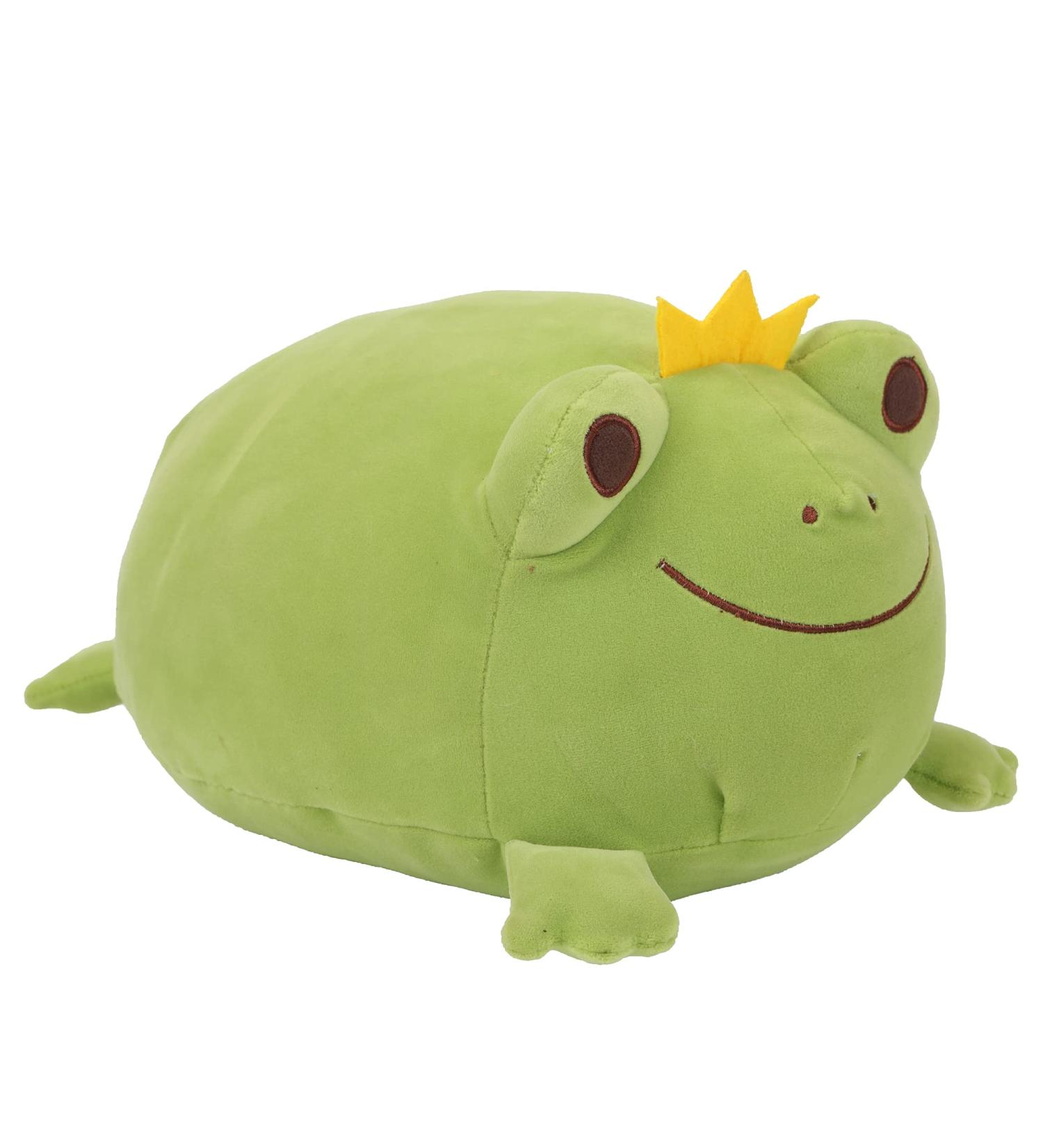 JUNERAIN Super Soft Frog Plush Stuffed Animal 42cm Grass Green - Adorable Hugging Pillow Toy for Kids - Cuddly Frog Decoration - Buy Online on SooperMarket.com