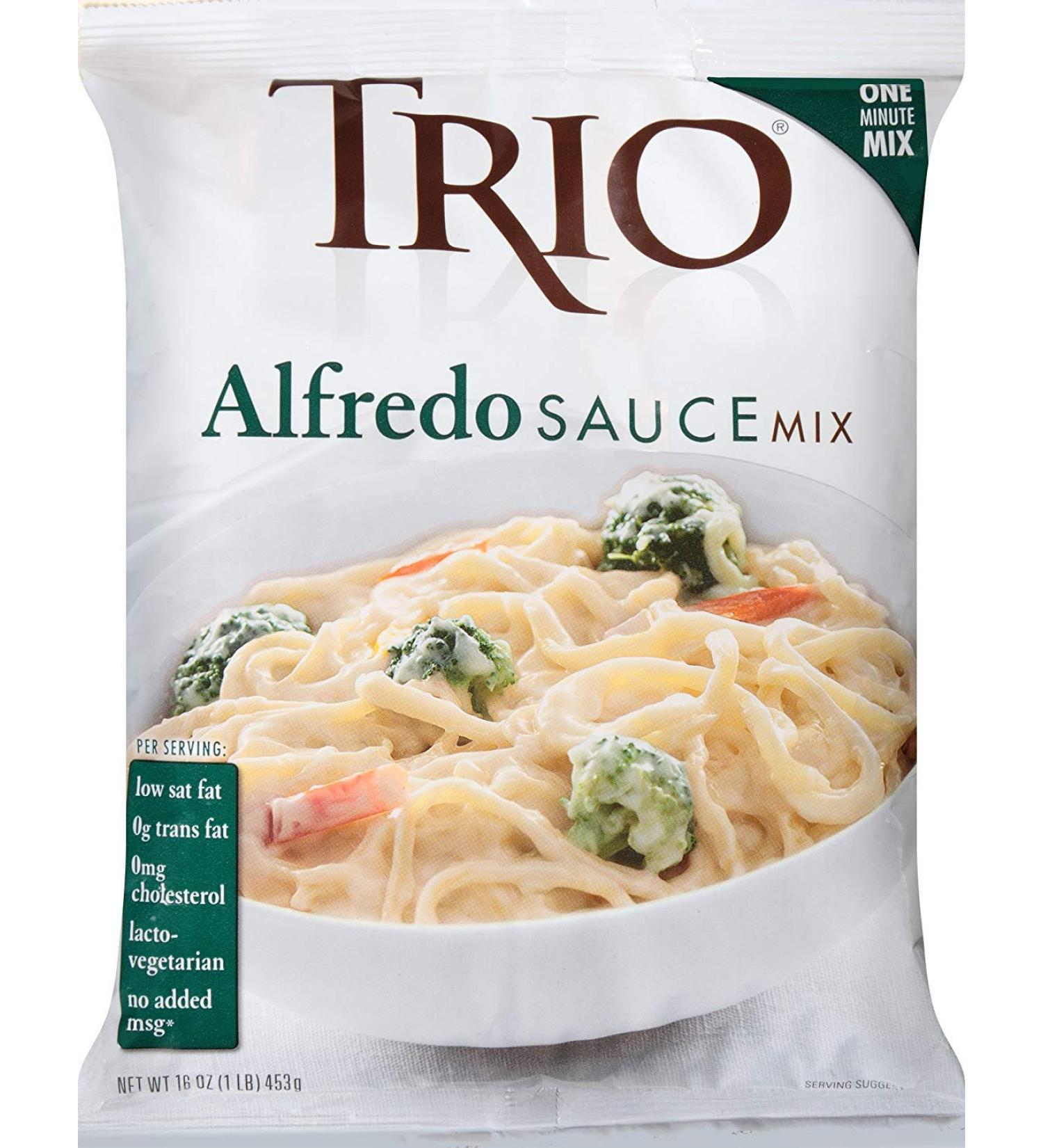 Trio Alfredo Sauce Mix 16oz (Pack of 2) - Creamy Pasta Sauce Blend - Buy Online on SooperMarket.com