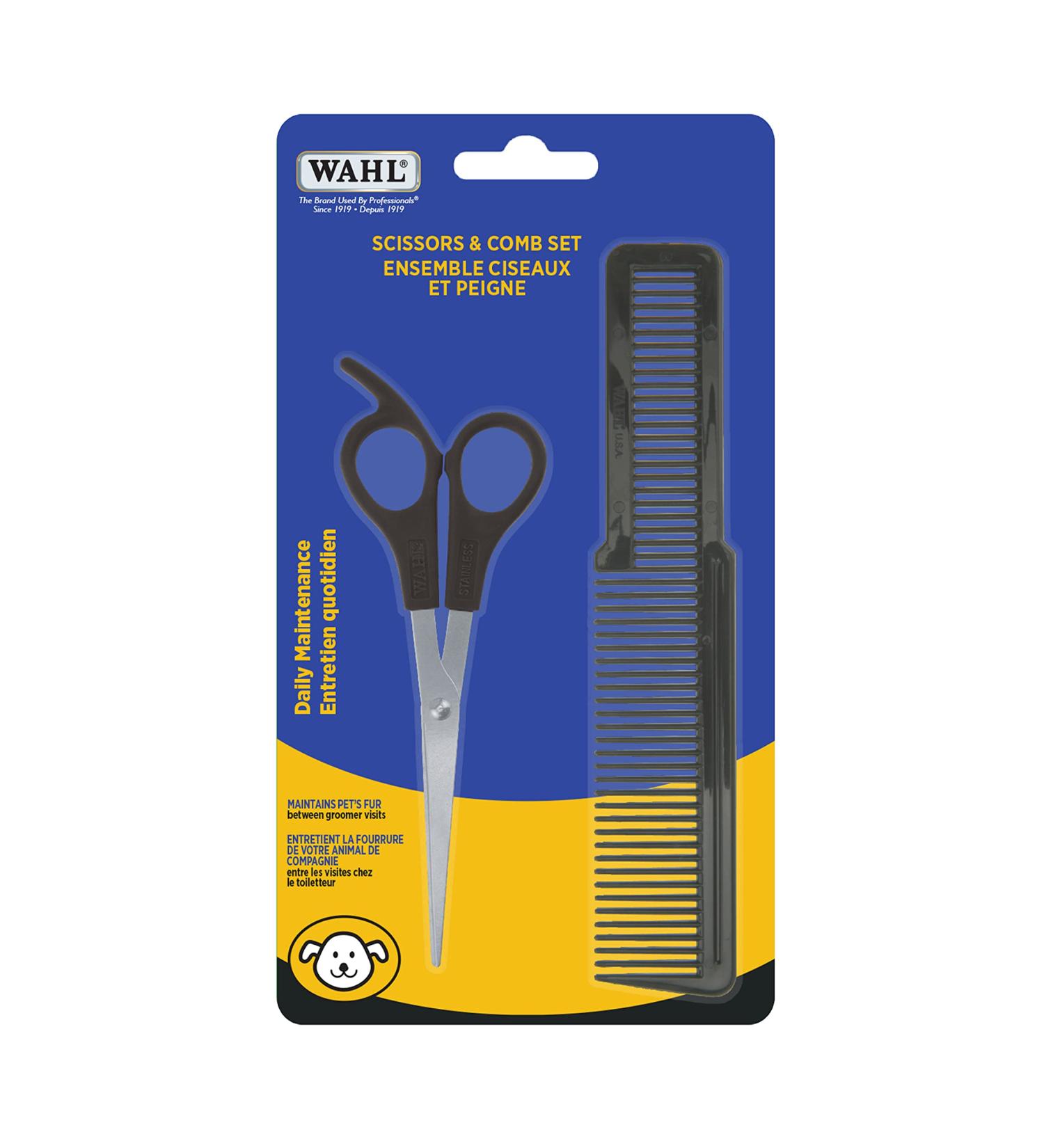 Wahl Canada Scissors & Comb Set Helps to Gently Work Out mats and tangles Great for Dogs - Model 58412