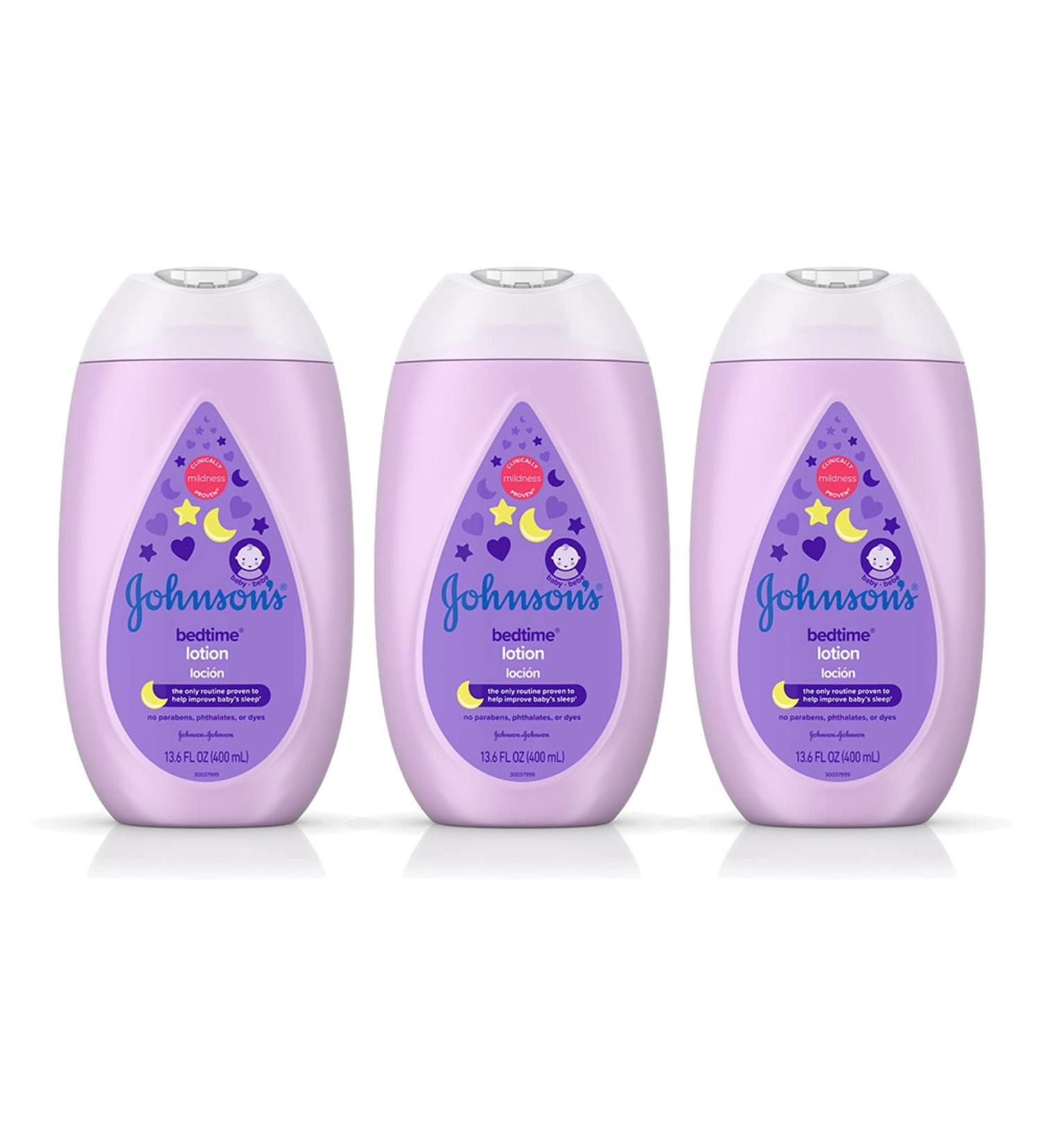 Johnson's Bedtime Baby Lotion with Coconut Oil & NaturalCalm Aromas 13.6 fl. oz - Hypoallergenic & Paraben-Free Baby Skin Care - Buy Online on SooperMarket.com