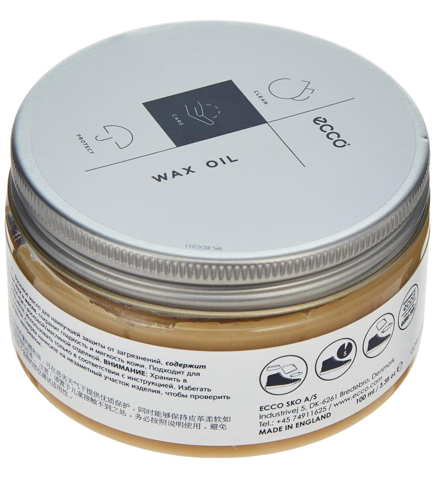 ECCO Wax Oil Shoe Care Product Transparent 100 ml Transparent - Buy Online on SooperMarket.com