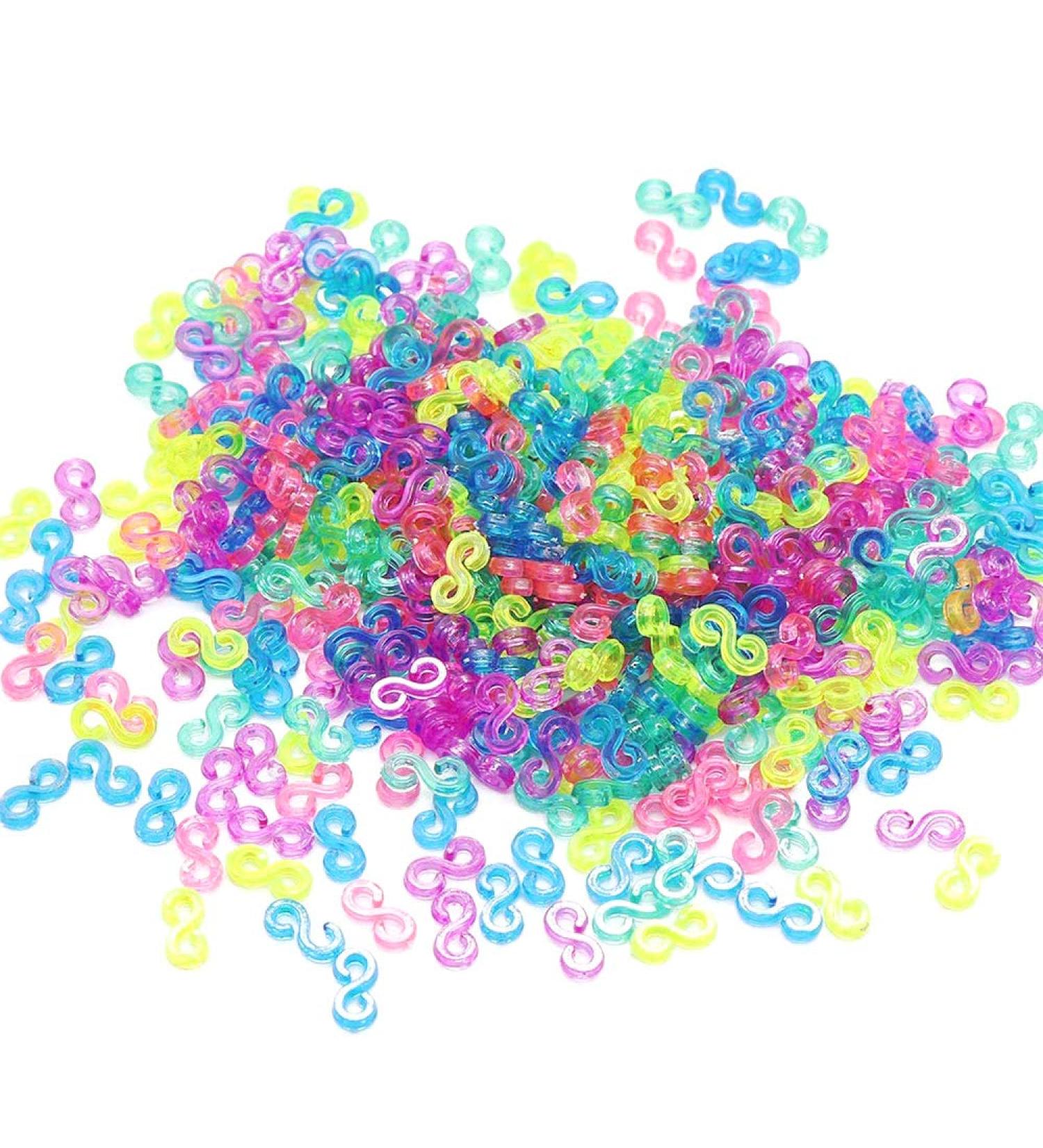3200 S Clips Loom Bands Connectors & Hooks Refill Kit - Colorful DIY Bracelet Making Supplies - Buy Online on SooperMarket.com