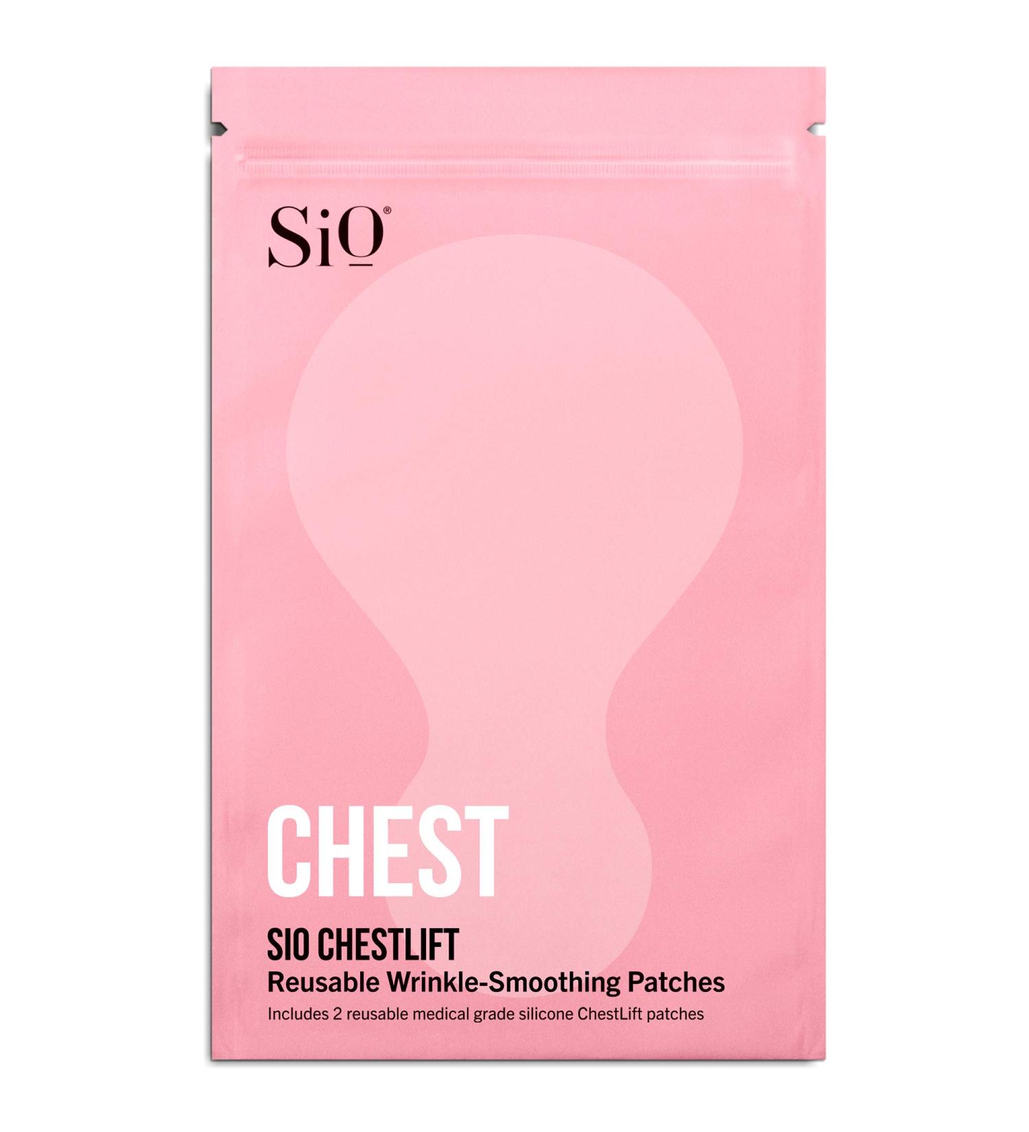 SiO Beauty SkinPad | Chest Anti-Wrinkle Pad 4 Weeks Supply | Overnight Silicone Pad for Cleavage & Decollete Skin - Beige - Buy Online on SooperMarket.com