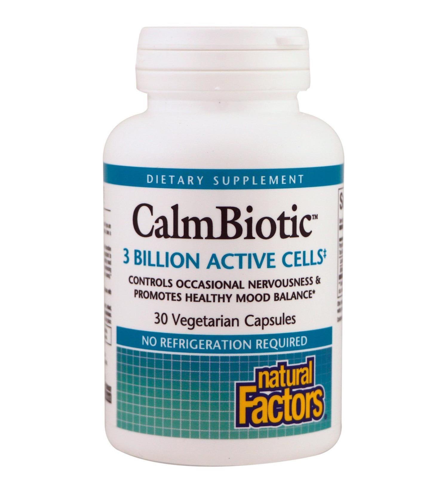 Natural Factors CalmBiotic 30 Vcapsules