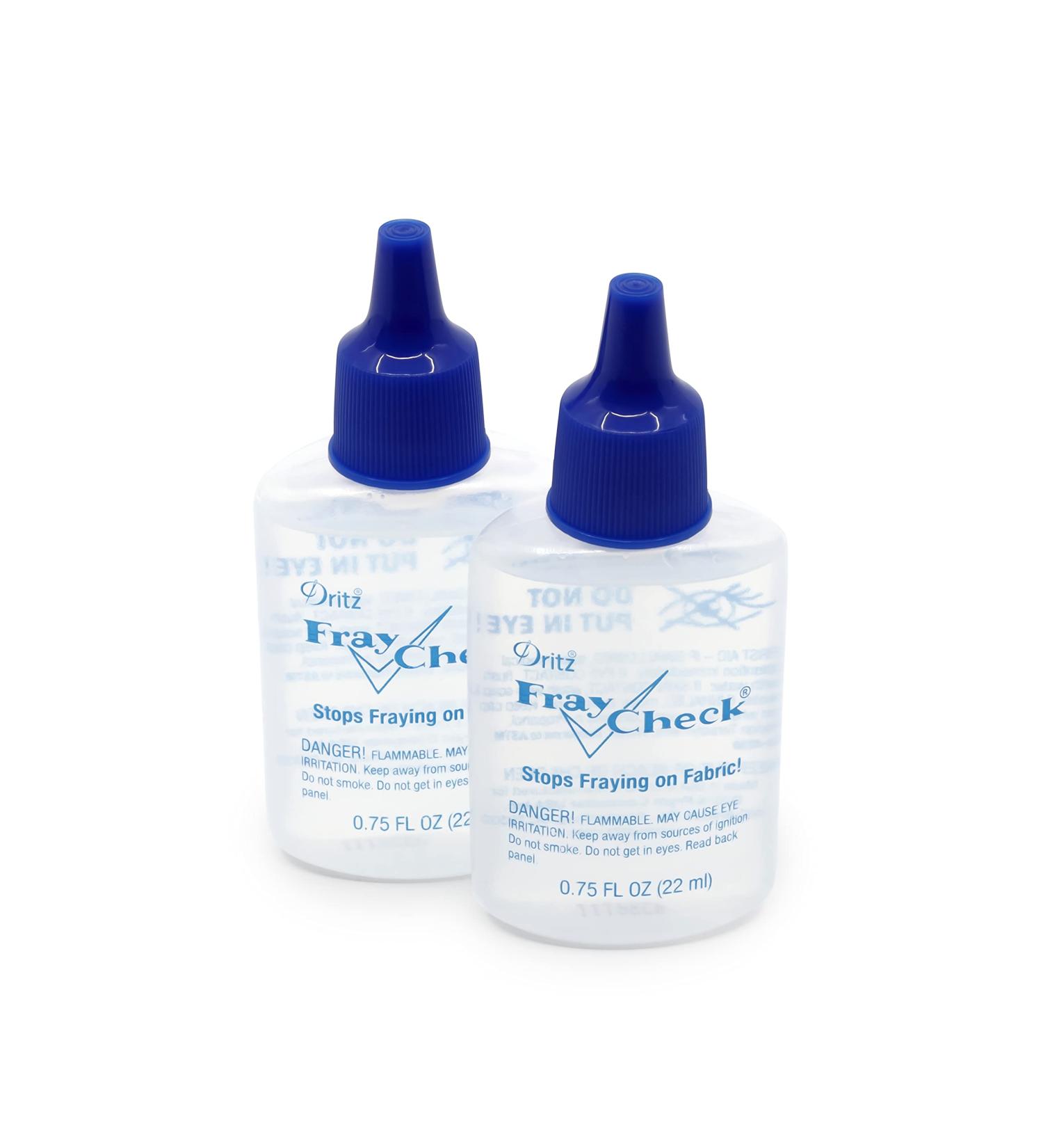 Dritz Fray Check Liquid 0.75-Fluid Ounce 2-Pack for Fabric Seams - 1.5 Ounces Total - Buy Online on SooperMarket.com