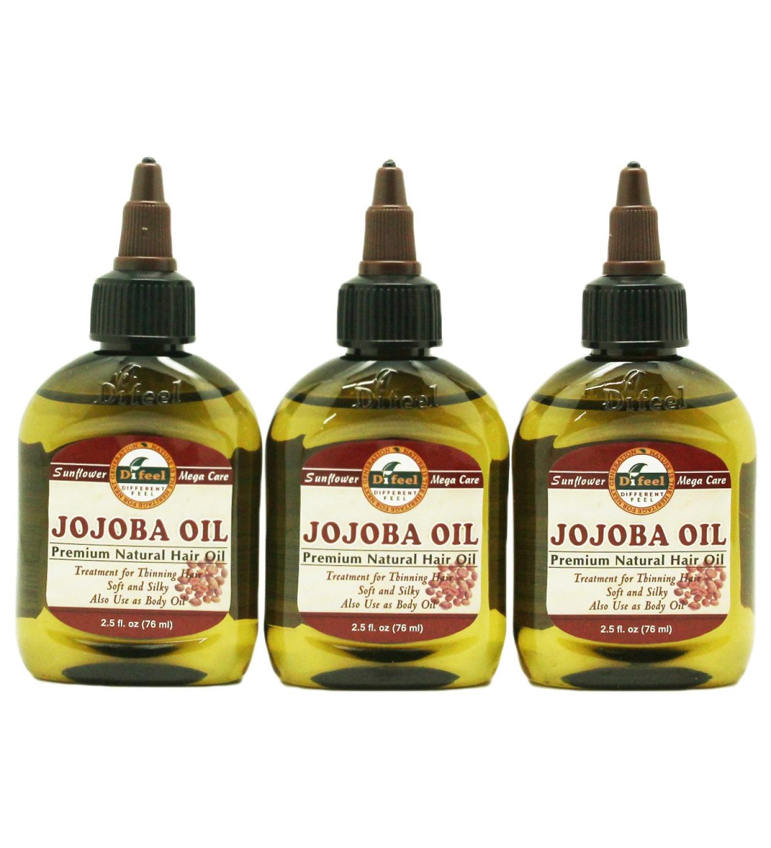 DiFeel Premium Jojoba Oil Hair Care Set - 3 PC | Natural & Nourishing - Buy Online on SooperMarket.com