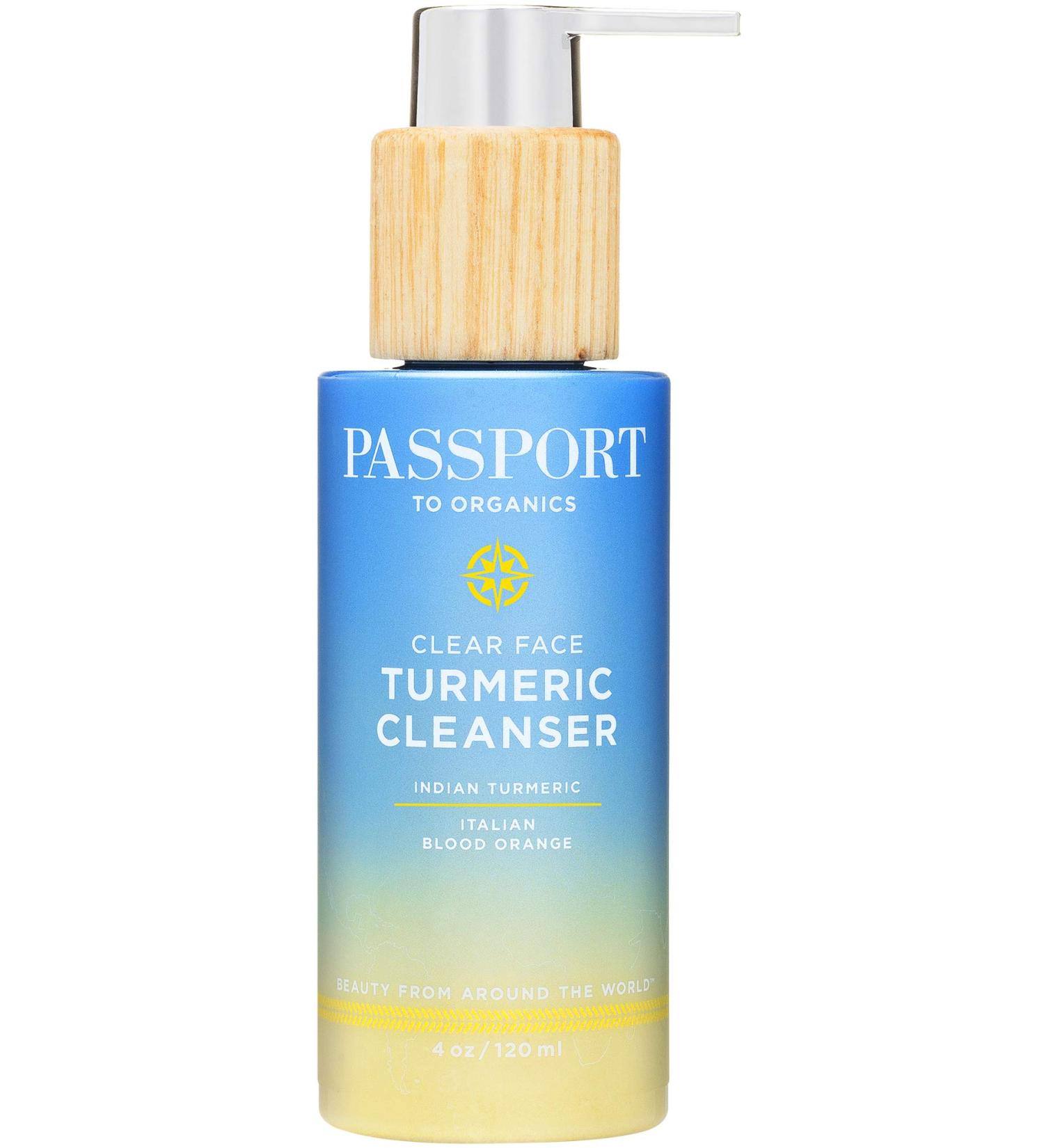 Clear Face Turmeric Cream Cleanser - Gentle Everyday Face Wash with Antioxidants & Moisturizing Ingredients | 4oz - Buy Online on SooperMarket.com