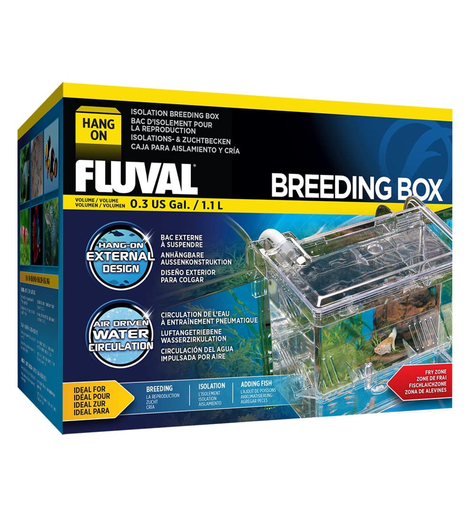 Fluval Medium Multi-Chamber Holding and Breeding Box - Ideal for Fish Breeding and Holding - Buy Online on SooperMarket.com