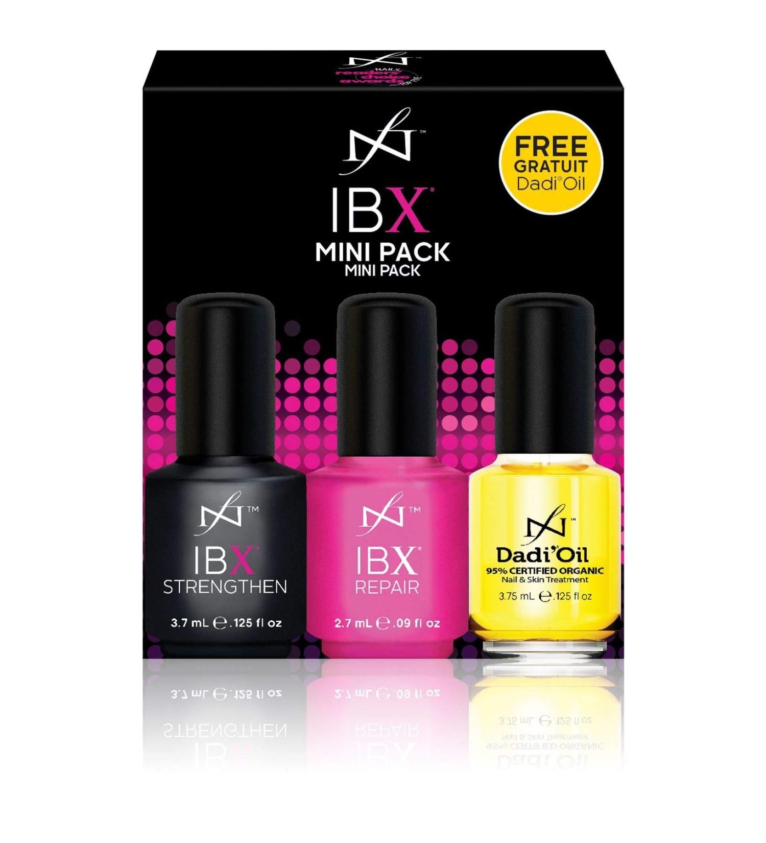 Buy IBX Mini Duo Pack Nail Polish | FREE Dadi Oil | Restore & Protect Your Nails Internationally - Buy Online on SooperMarket.com