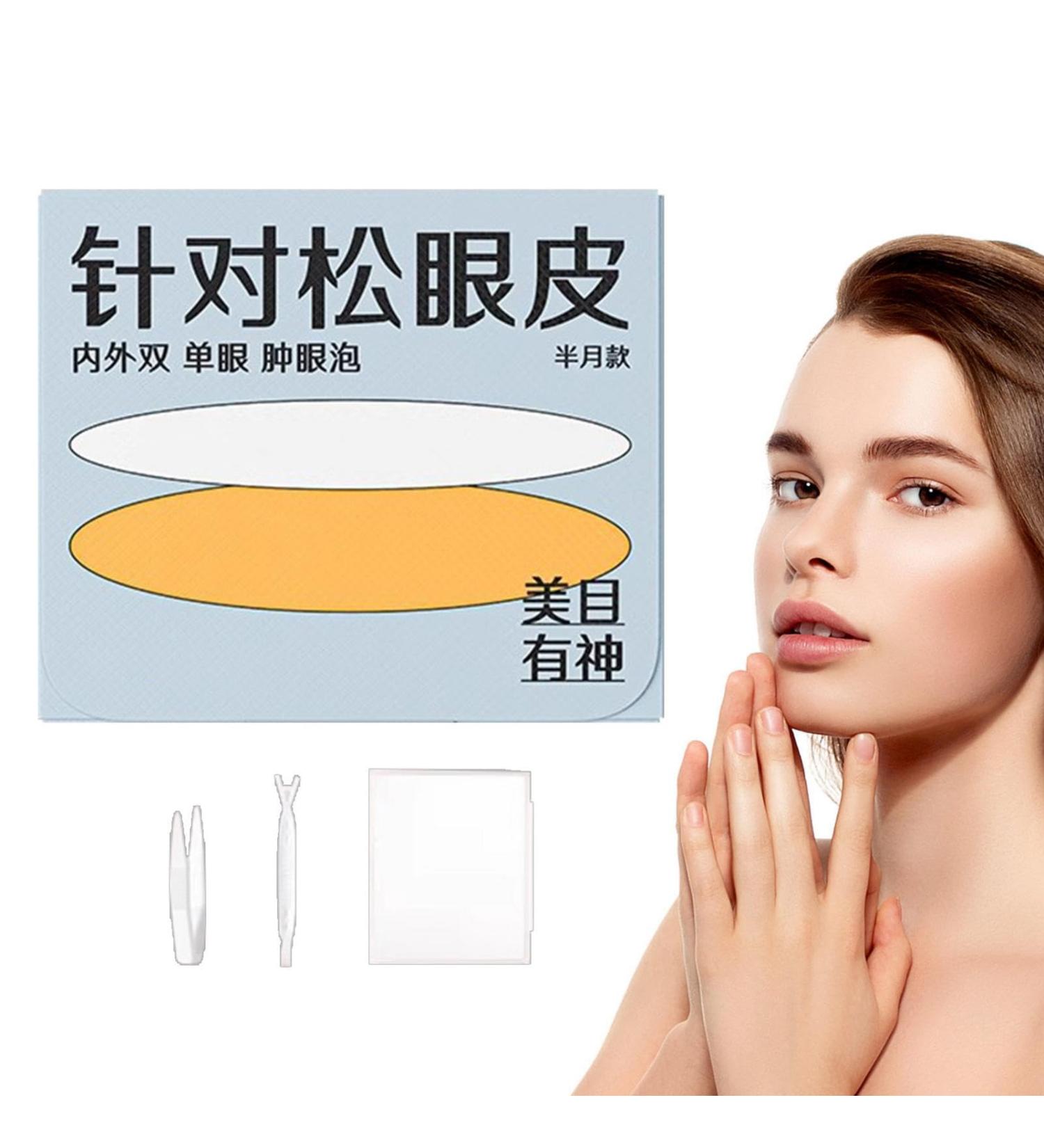 Hooded Eyelid Lifter Strips - Long-lasting Double Sided Eyelid Tape Invisible Professional Eye Strips Eye Lid Contour Stickers for Natural Daily Makeup - Buy Online on SooperMarket.com