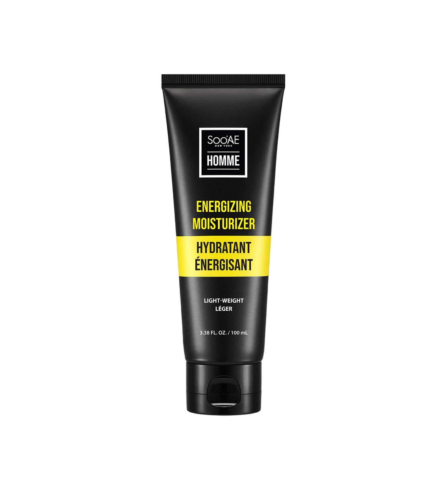 SOOAE Homme Energizing Moisturizer for Men - No Greasy Texture Detox with Charcoal & Lemon - 3.38 fl. oz - Buy Online on SooperMarket.com