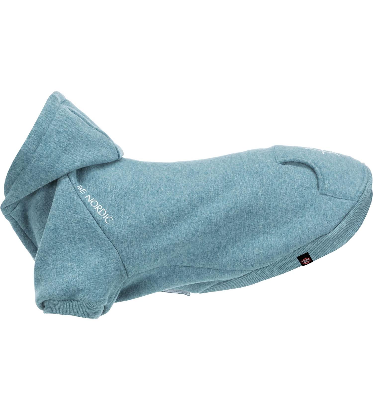 TRIXIE Be Nordic Hooded Sweatshirt Flensburg - M 50 cm Petrol | Cozy Dog Hoodie | International Shipping - Buy Online on SooperMarket.com