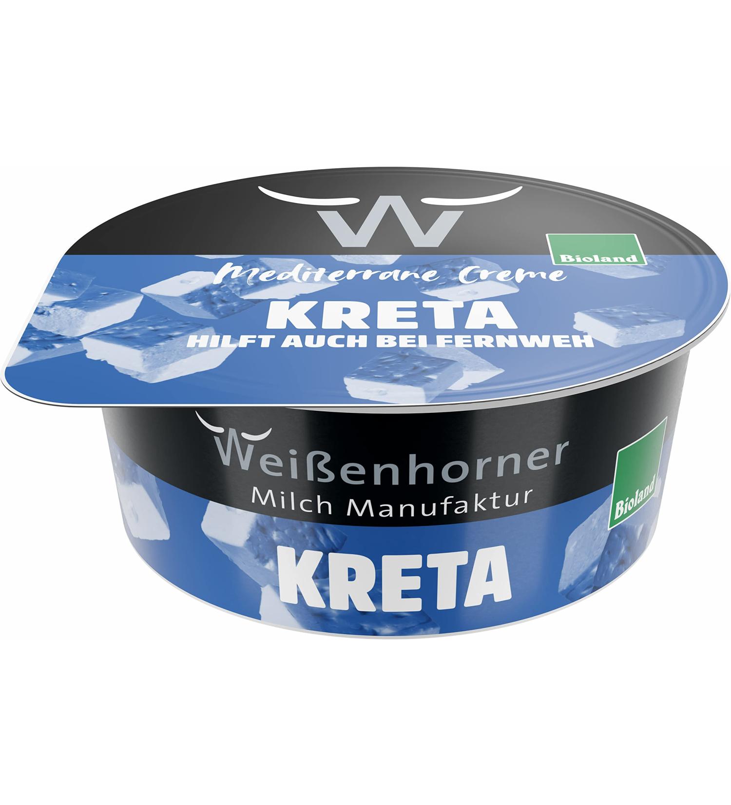 Weißenhorner Milch Manufaktur Bioland FrischeCreme Kreta (6 x 125 gr)
