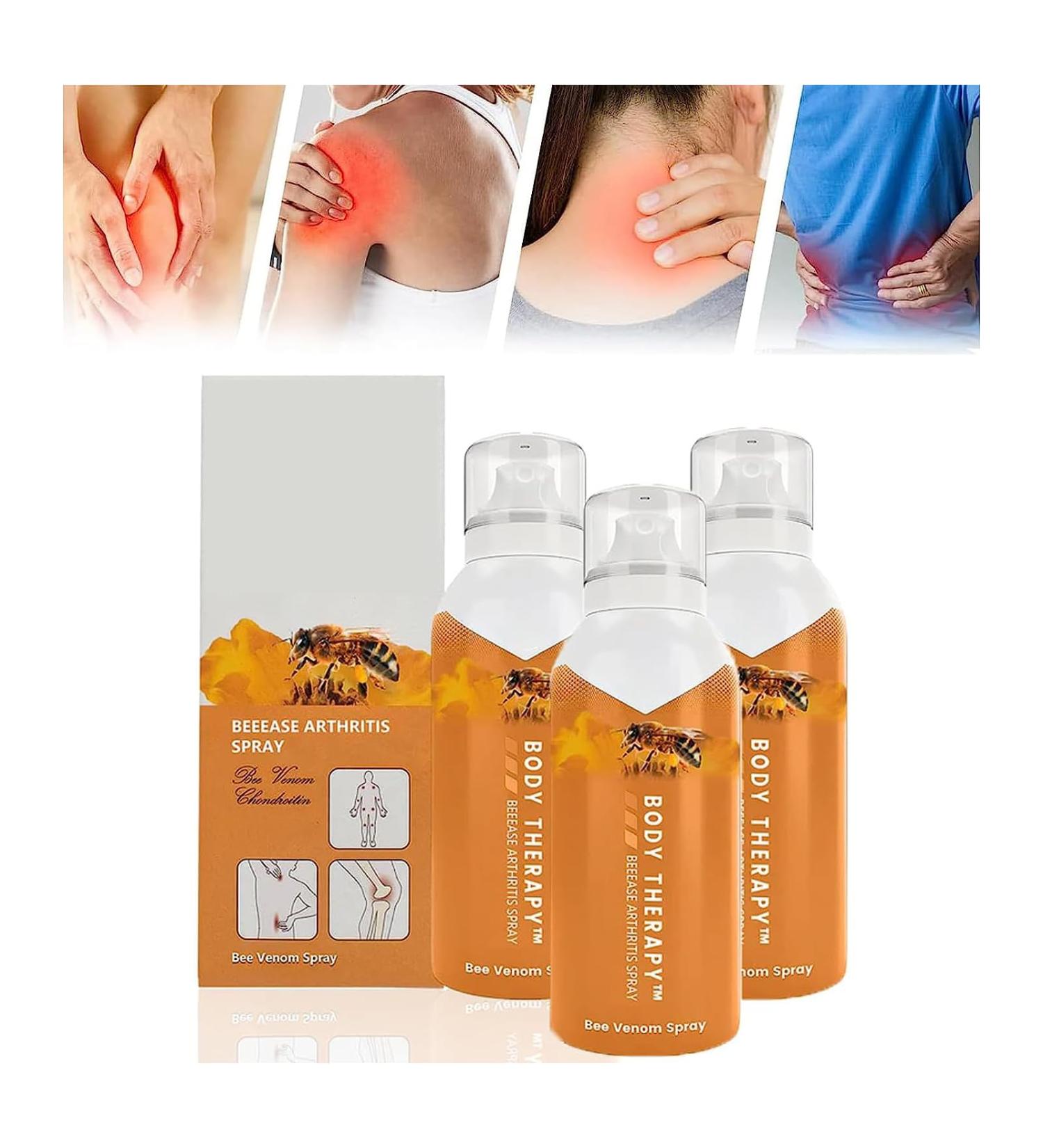 Body Therapy Bee Venom Joint & Bone Therapy Spray Bee Venom Serum Spray Intensive Concentrate for Joint and Muscle Recovery Bee Venom Gel Bee Venom Joint and Bone Therapy Cream (3PC) - Buy Online on SooperMarket.com