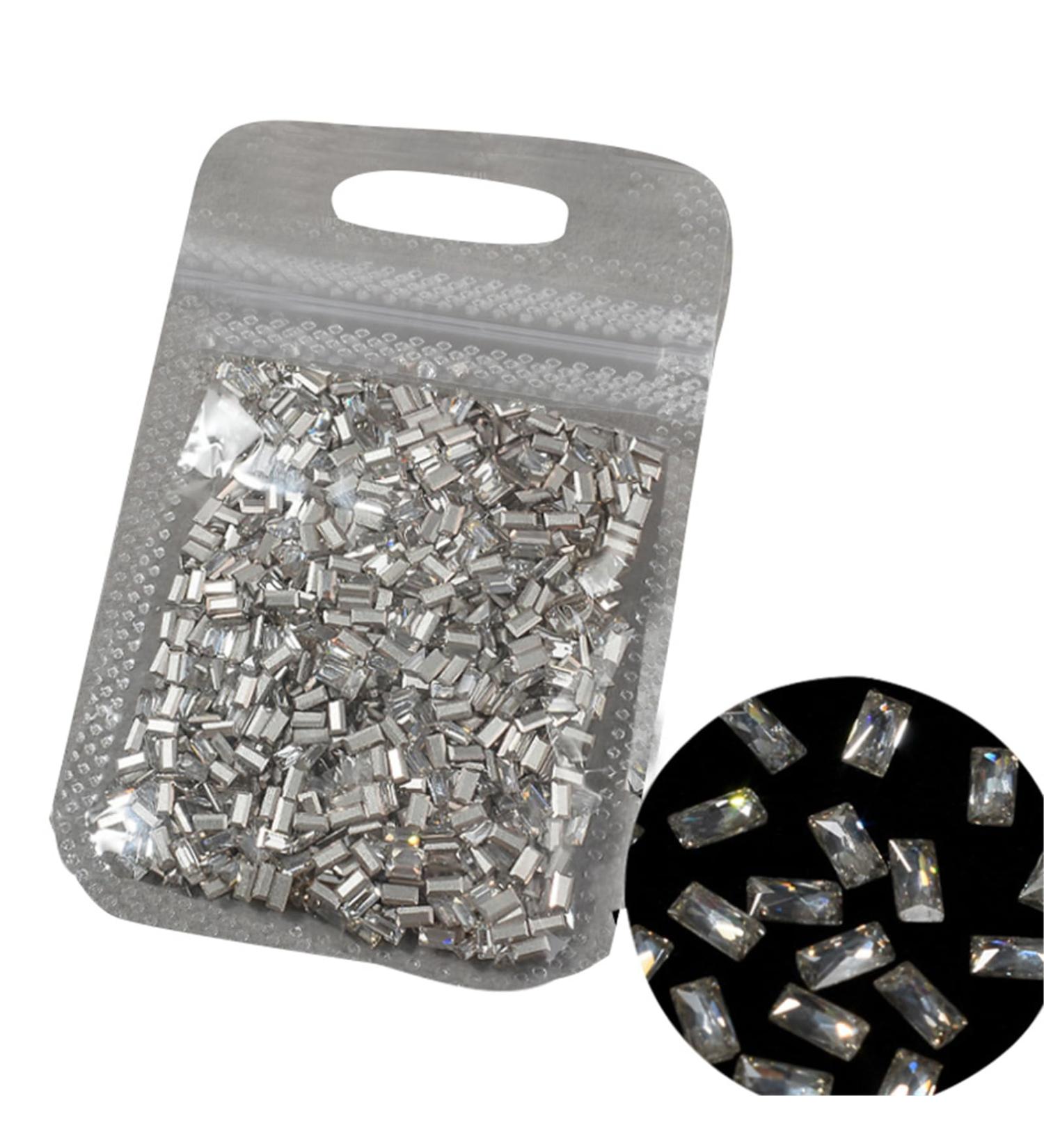 1440Pcs Flatback Rhinestones Nails Art For DIY Projects And Clothing Embellishments Crafts And Sewing Nails Art Decoration 10 strips - Buy Online on SooperMarket.com