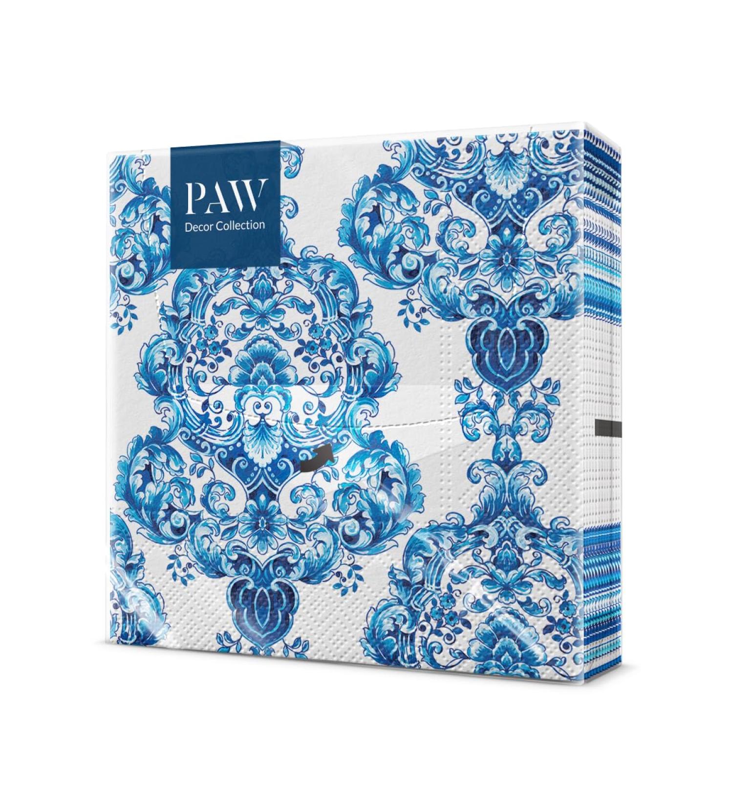 PAW 3-Layer Napkins (33x33 cm) - 20 Colorful Paper Napkins for Communion Wedding Confirmation & Celebrations | Decorative Ornaments & Porcelain Tiles - Buy Online on SooperMarket.com