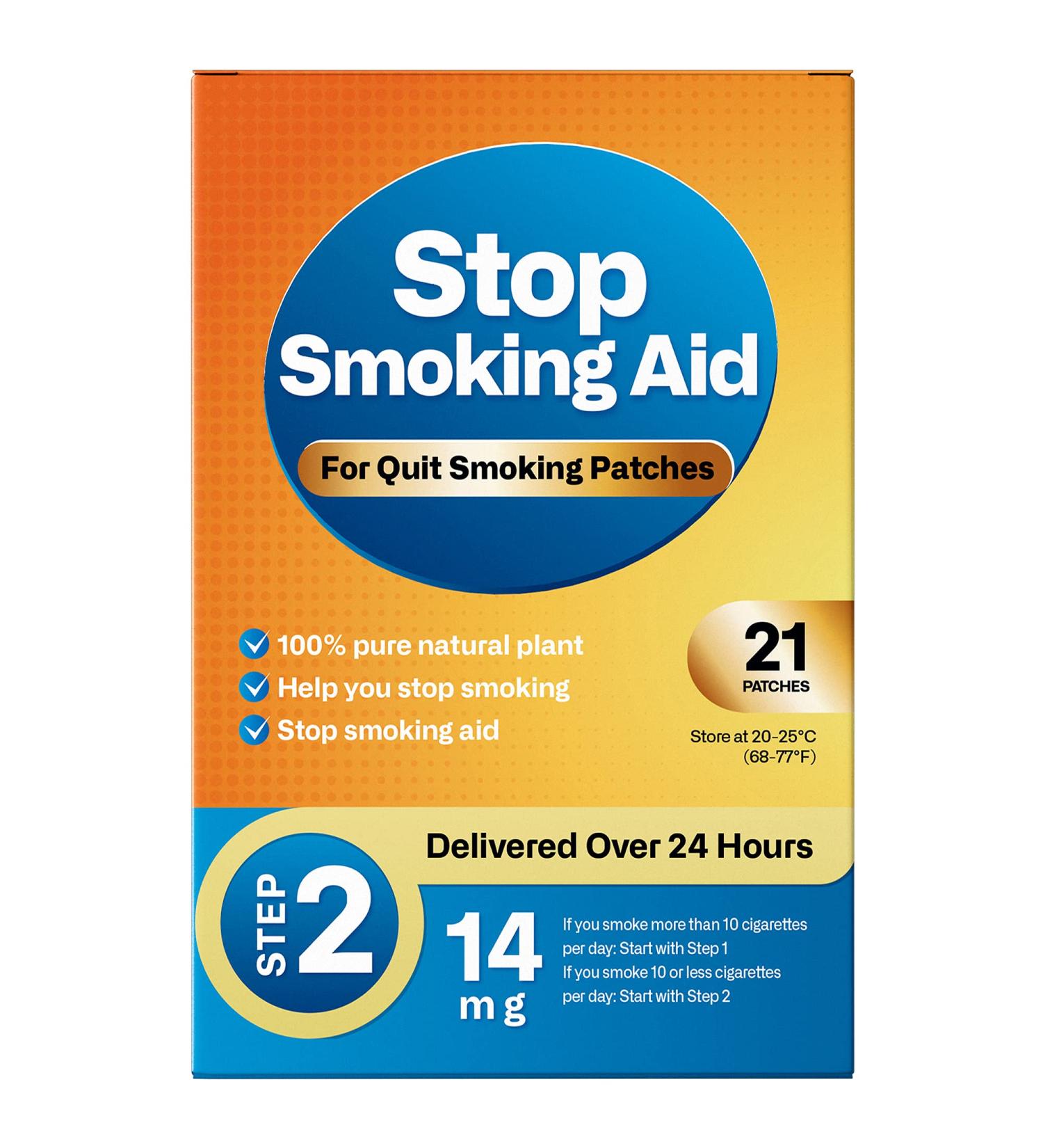 Neenoxtub Stop Smoking Patches - Step 1: Easy & Effective 21mg Anti-Smoking Stickers - Buy Online on SooperMarket.com
