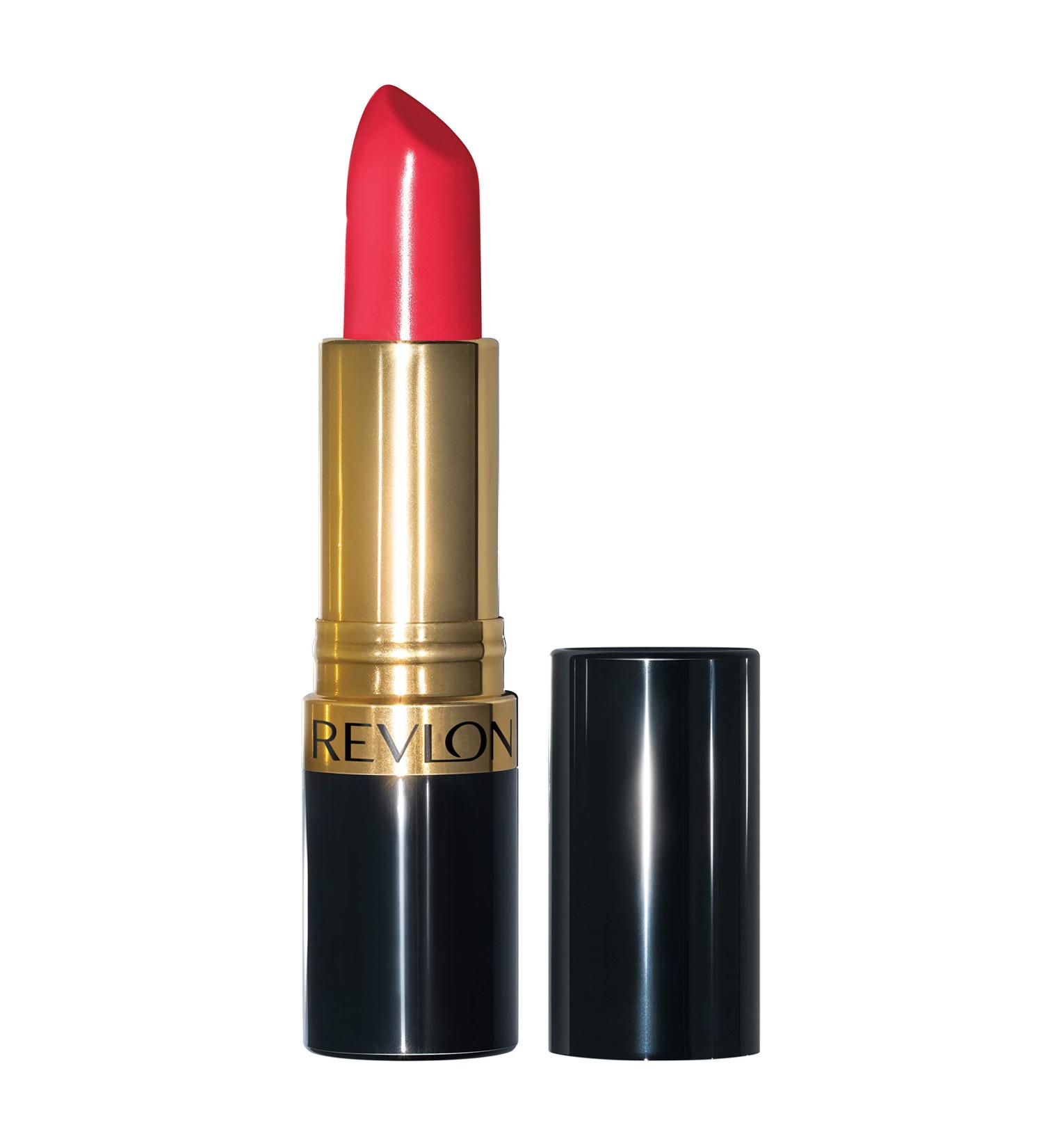 Revlon Super Lustrous Lipstick Fire & Ice (720) 0.15 oz - Reds & Corals - Moisturizing Creamy Formula with Vitamin E and Avocado Oil - Buy Online on SooperMarket.com