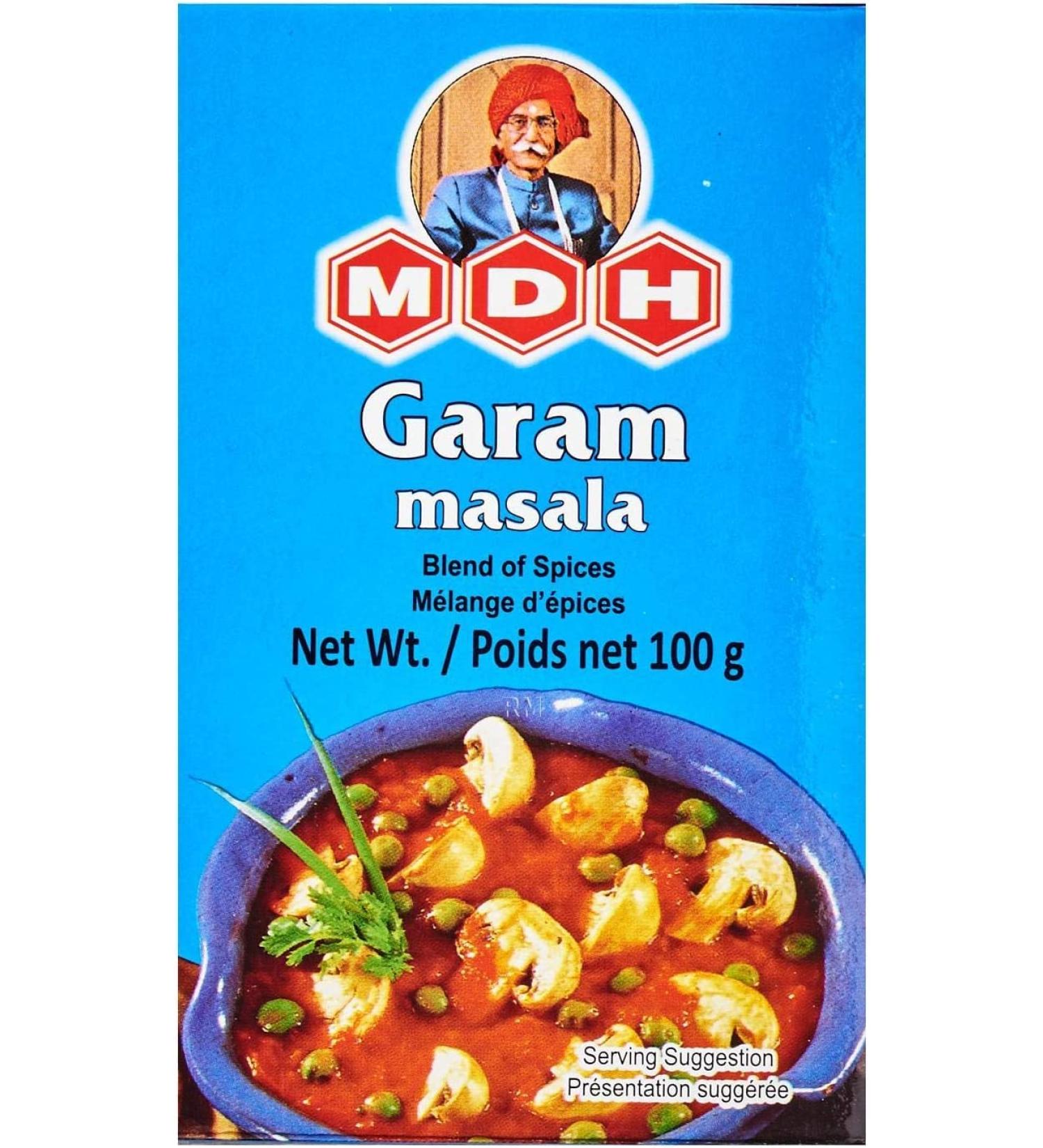 MDH Garam Masala Spice Blend - 3.5 oz | Authentic Indian Cooking Spice - Buy Online on SooperMarket.com